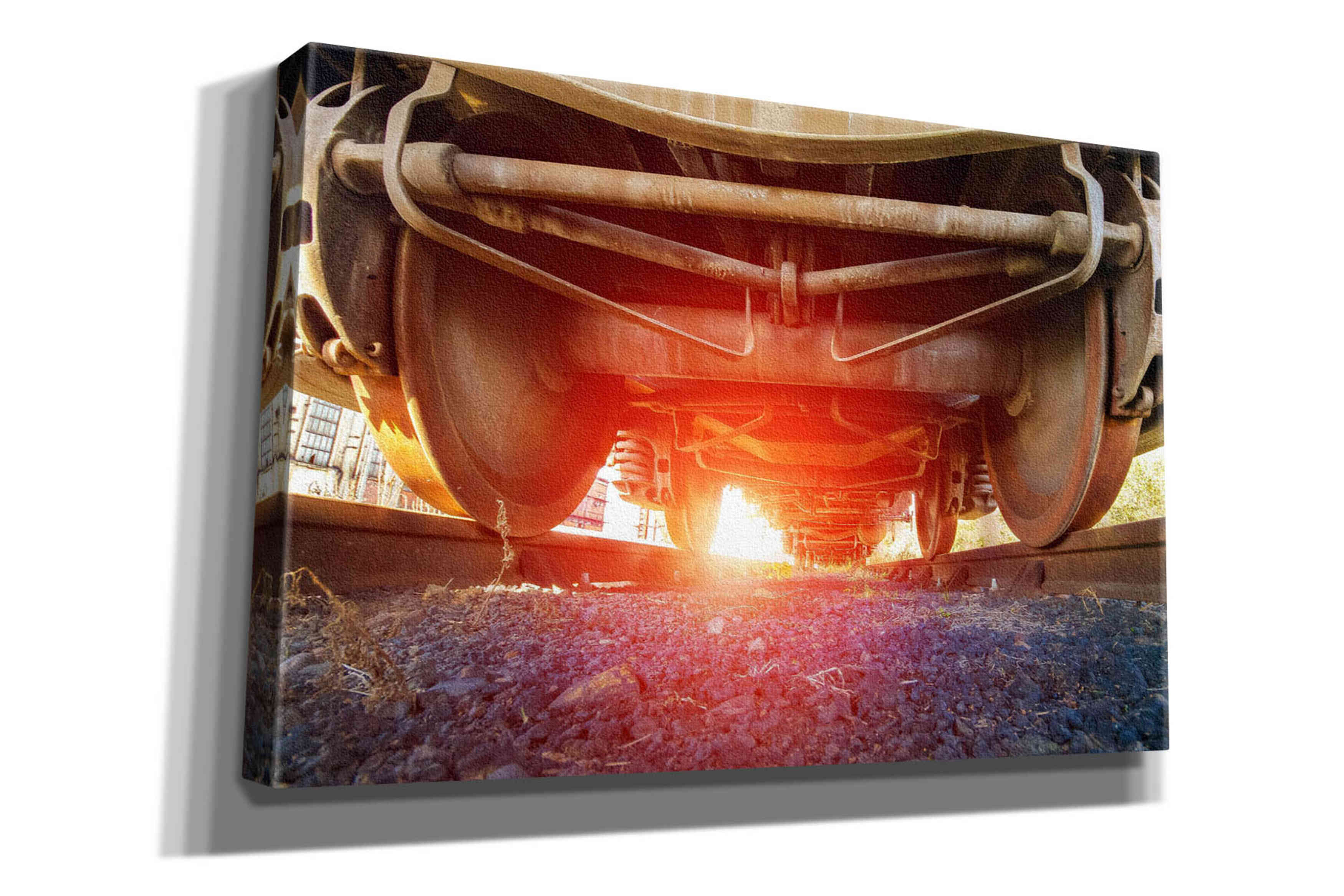 'Atomic Train' by Sebastien Lory, Giclee Canvas Wall Art