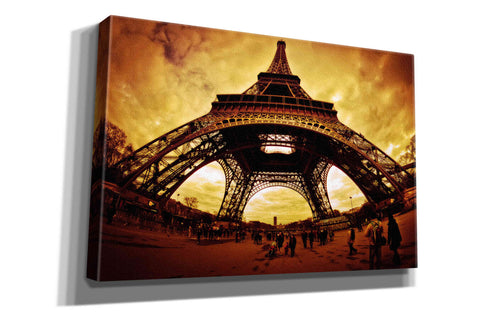 Image of 'Eiffel Apocalypse Color' by Sebastien Lory, Giclee Canvas Wall Art