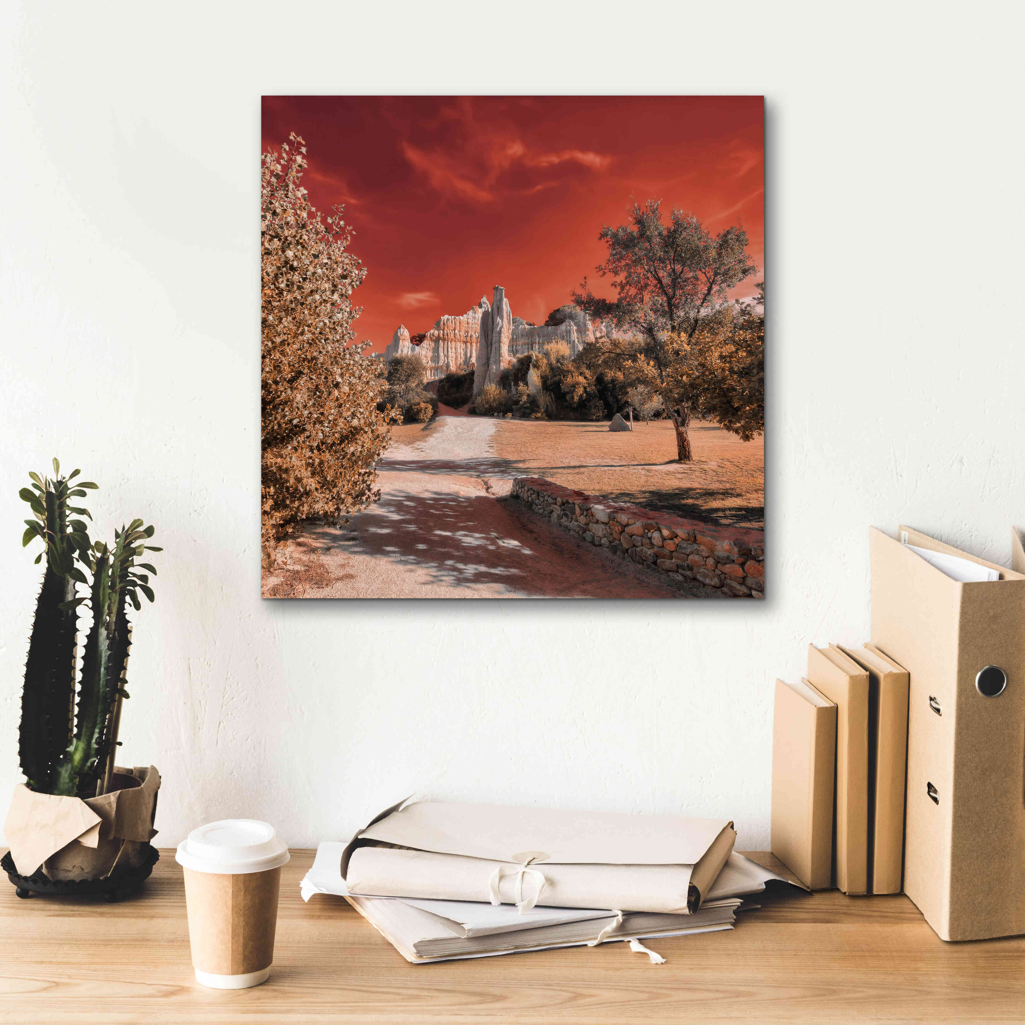 'IRadiation' by Sebastien Lory, Giclee Canvas Wall Art,18 x 18