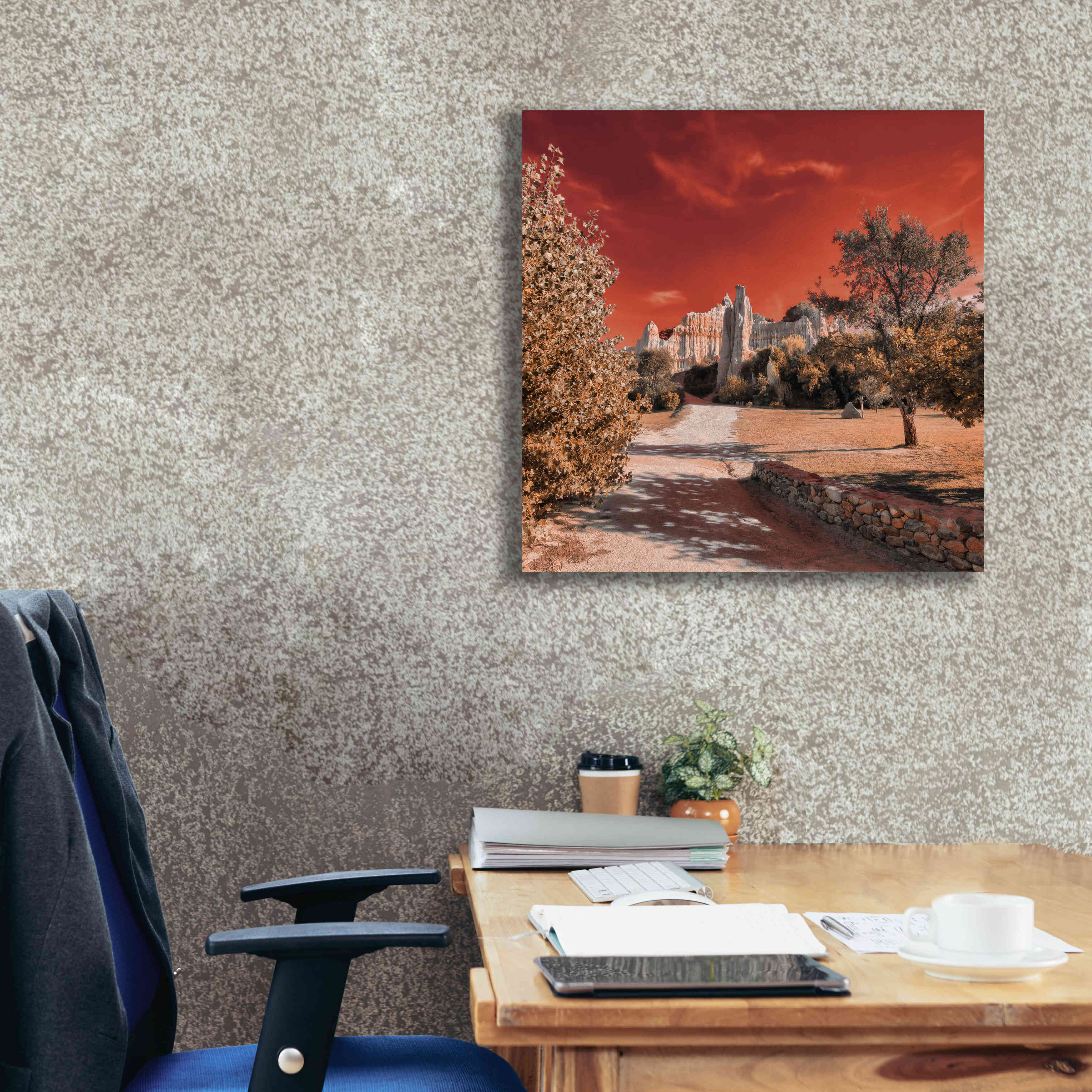 'IRadiation' by Sebastien Lory, Giclee Canvas Wall Art,26 x 26