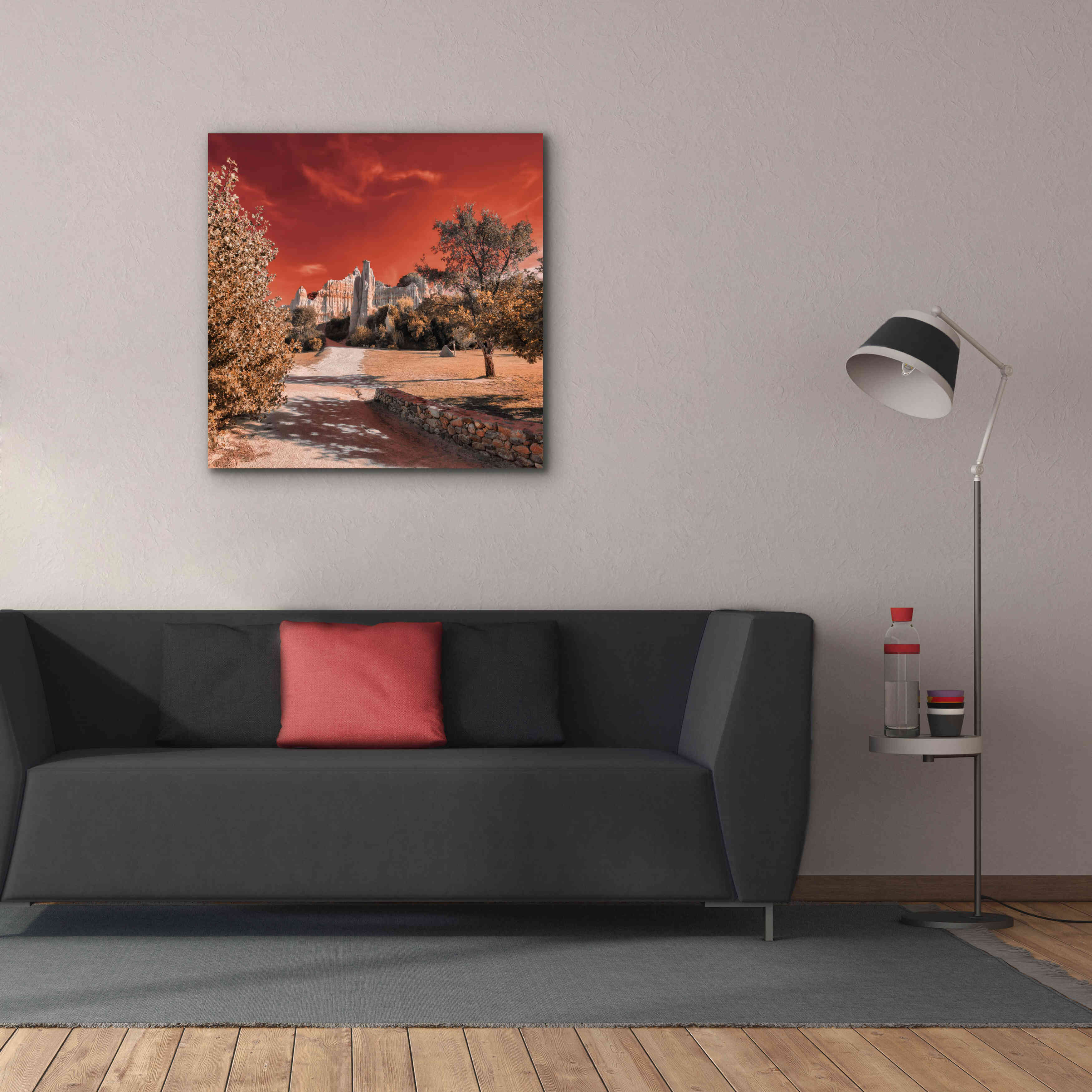 'IRadiation' by Sebastien Lory, Giclee Canvas Wall Art,37 x 37