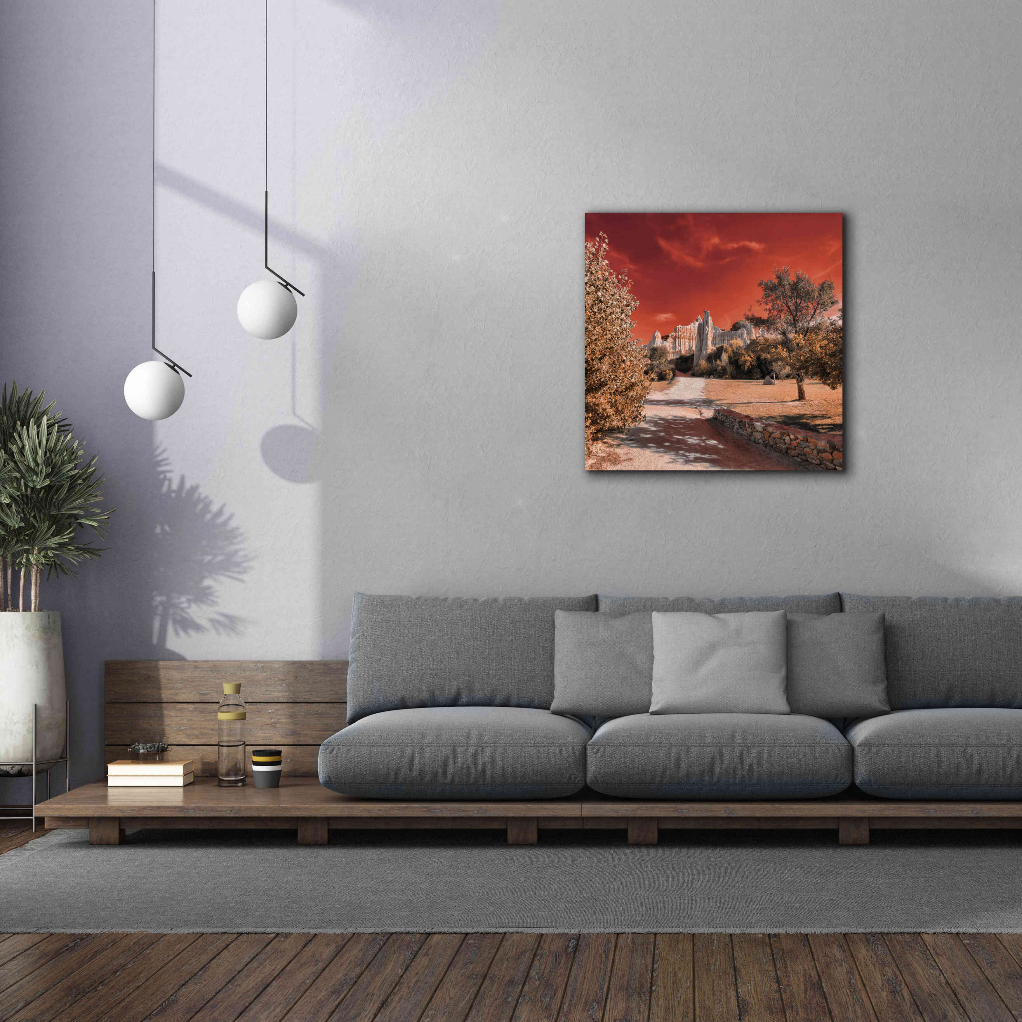 'IRadiation' by Sebastien Lory, Giclee Canvas Wall Art,37 x 37