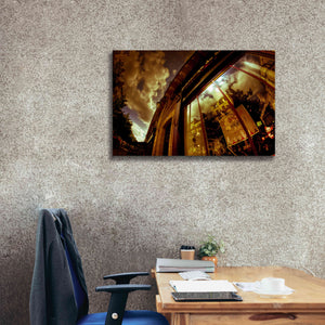 'Love In Paris' by Sebastien Lory, Giclee Canvas Wall Art,40 x 26