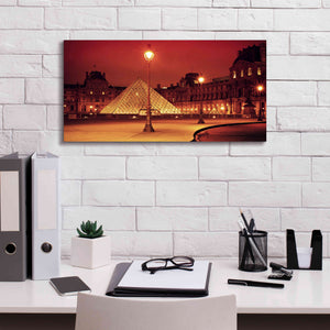 'Louvre' by Sebastien Lory, Giclee Canvas Wall Art,24 x 12