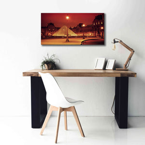 'Louvre' by Sebastien Lory, Giclee Canvas Wall Art,40 x 20