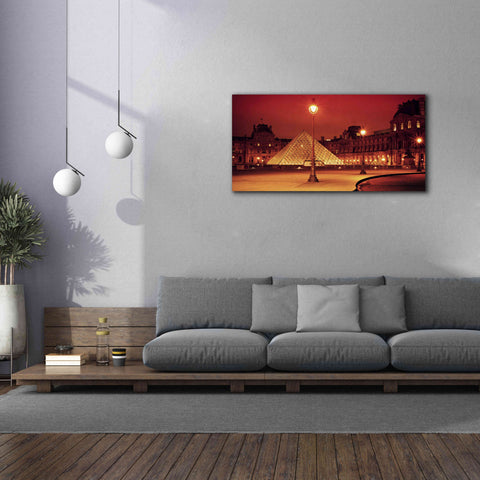 Image of 'Louvre' by Sebastien Lory, Giclee Canvas Wall Art,60 x 30