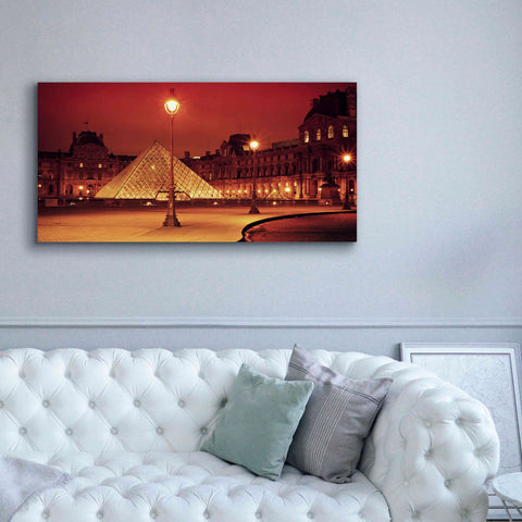 Image of 'Louvre' by Sebastien Lory, Giclee Canvas Wall Art,60 x 30