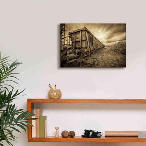 Image of 'Lost Train' by Sebastien Lory, Giclee Canvas Wall Art,18 x 12