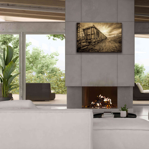 Image of 'Lost Train' by Sebastien Lory, Giclee Canvas Wall Art,40 x 26
