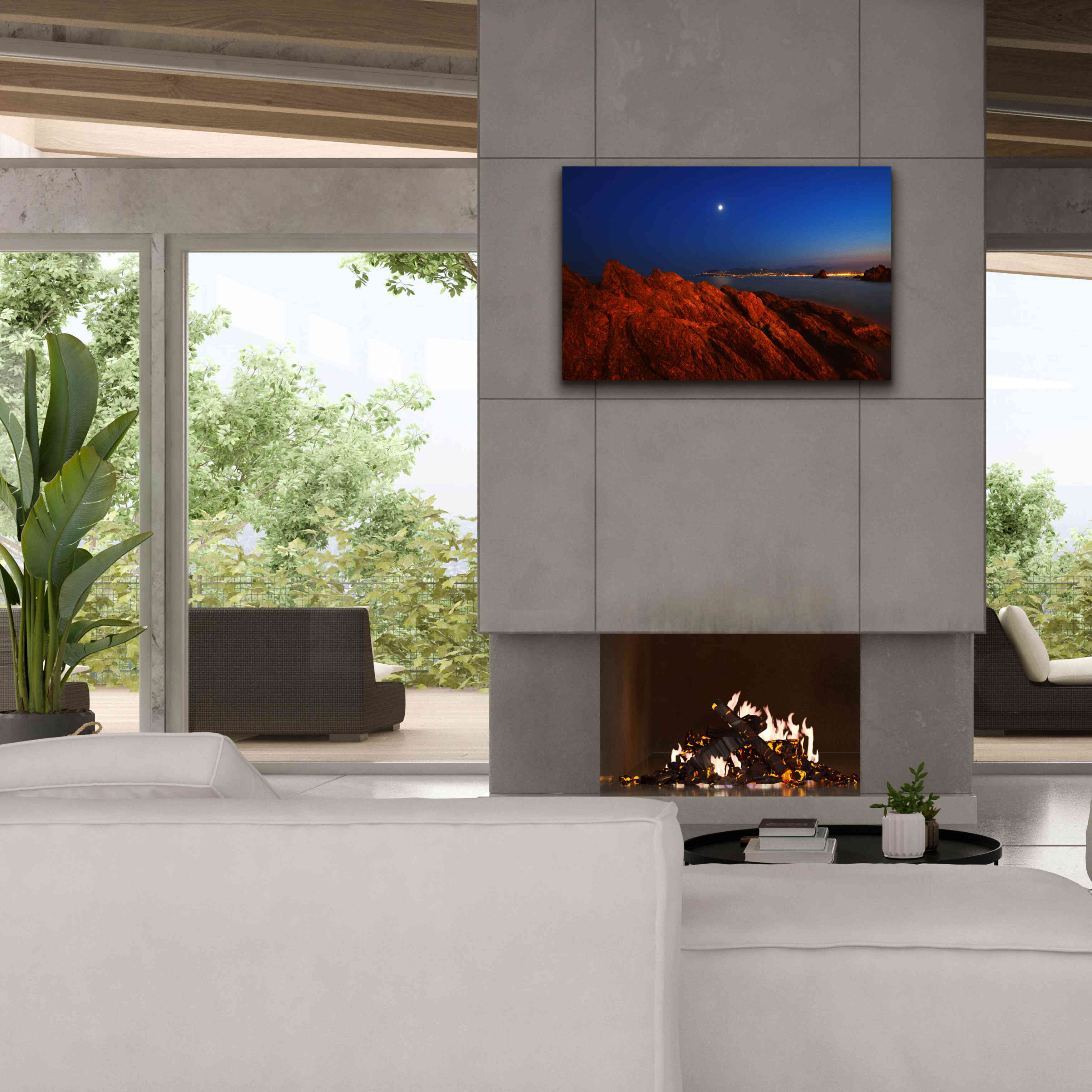 'La Bocca' by Sebastien Lory, Giclee Canvas Wall Art,40 x 26