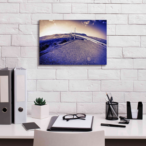 Image of 'Lunar Viaduct' by Sebastien Lory, Giclee Canvas Wall Art,18 x 12