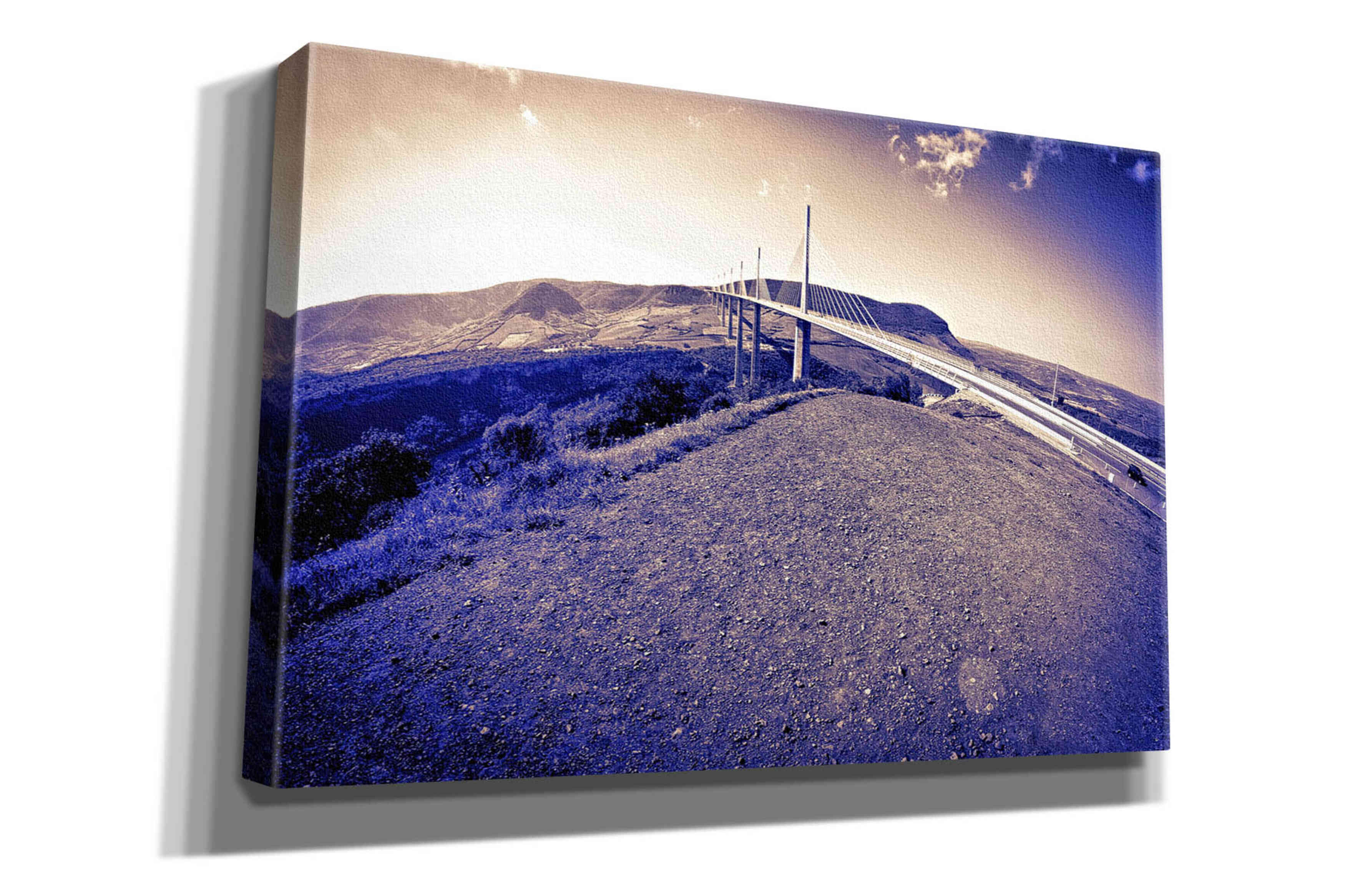 'Lunar Viaduct' by Sebastien Lory, Giclee Canvas Wall Art