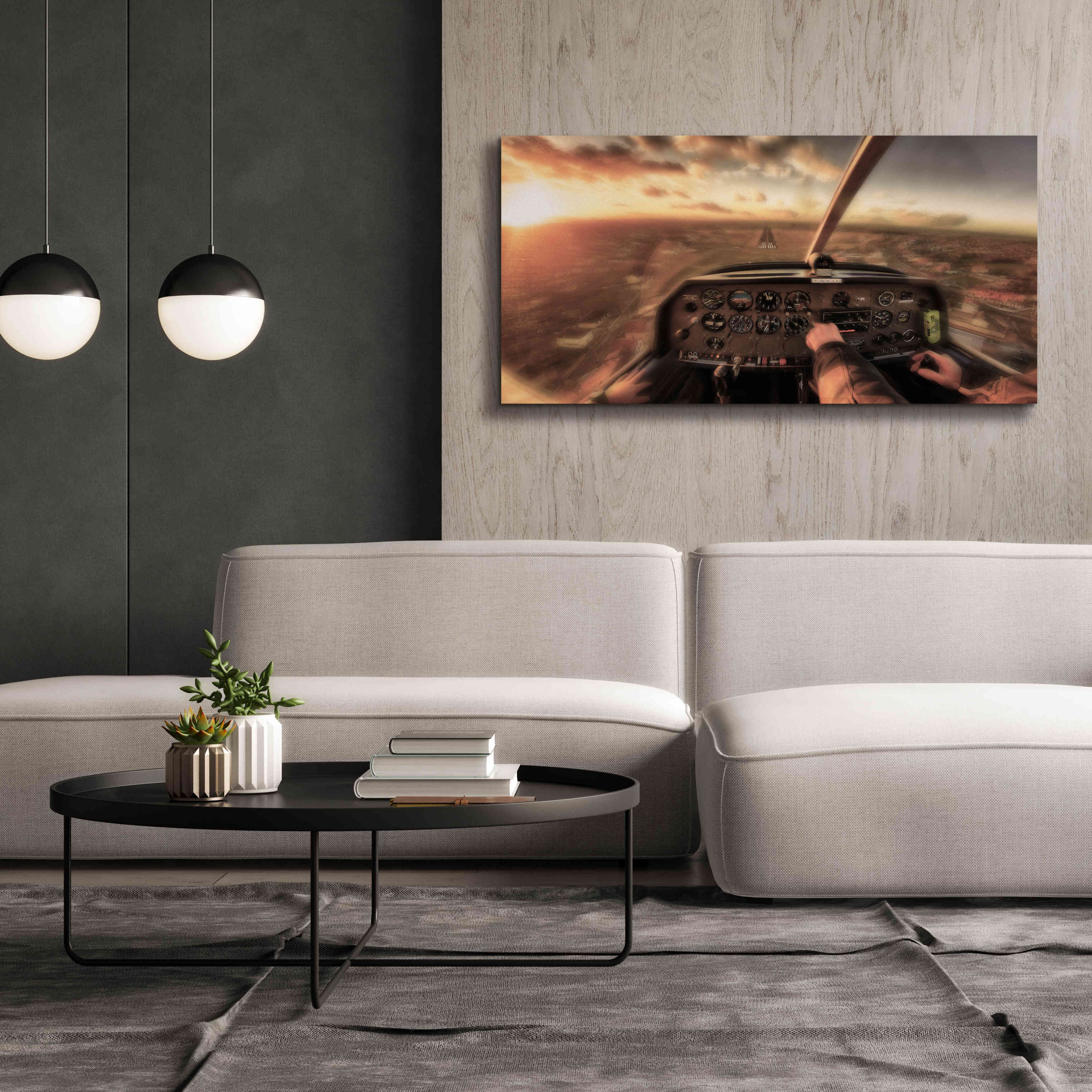 'Meydey' by Sebastien Lory, Giclee Canvas Wall Art,60 x 30