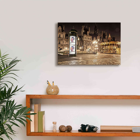 Image of 'Night Carnival' by Sebastien Lory, Giclee Canvas Wall Art,18 x 12