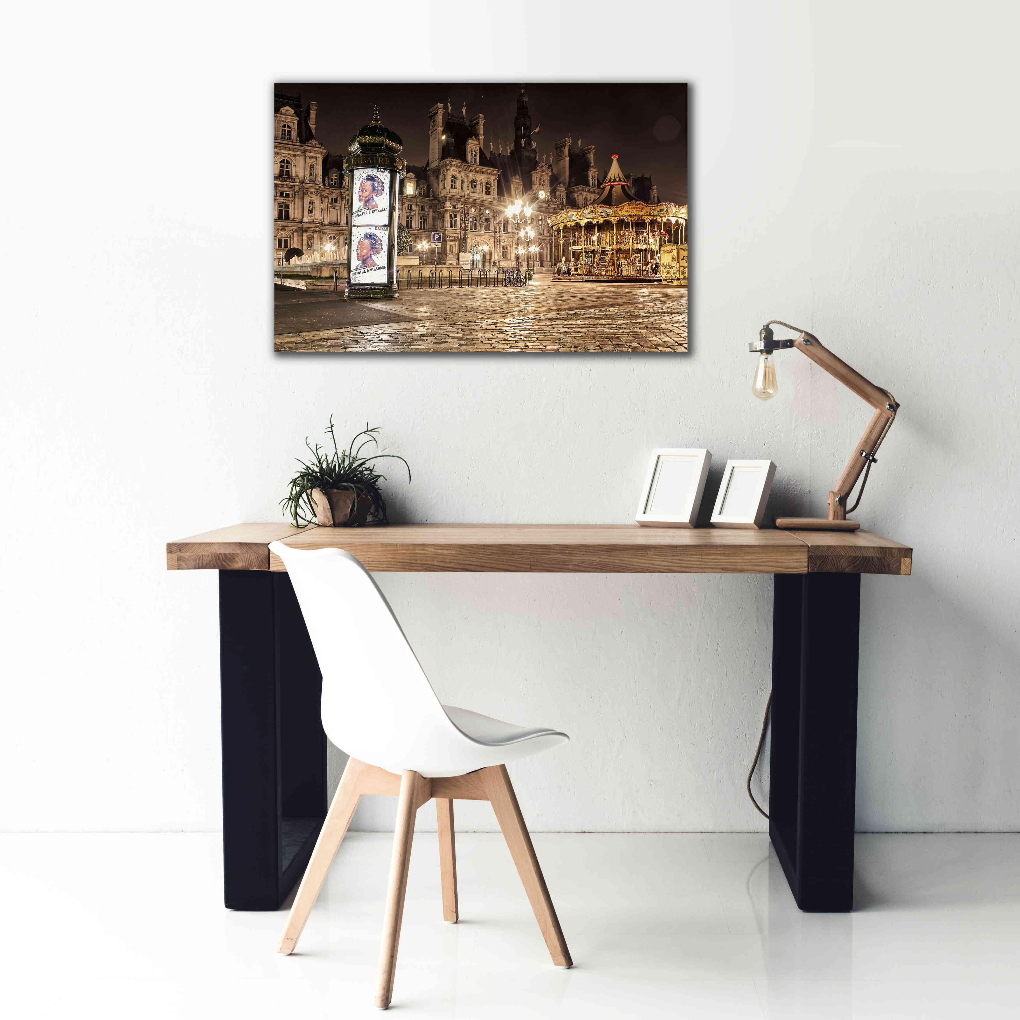'Night Carnival' by Sebastien Lory, Giclee Canvas Wall Art,40 x 26