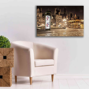 'Night Carnival' by Sebastien Lory, Giclee Canvas Wall Art,40 x 26