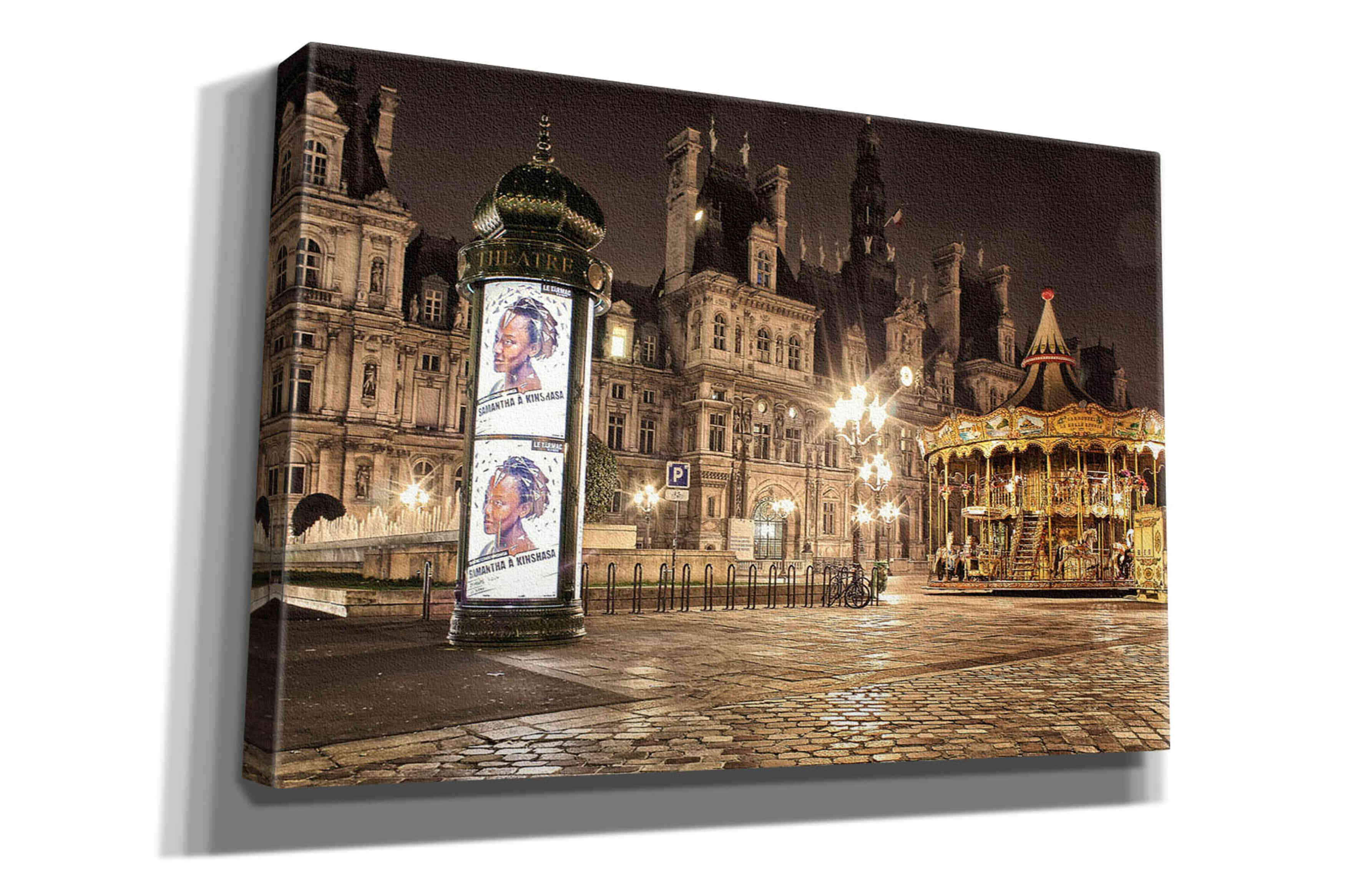 'Night Carnival' by Sebastien Lory, Giclee Canvas Wall Art