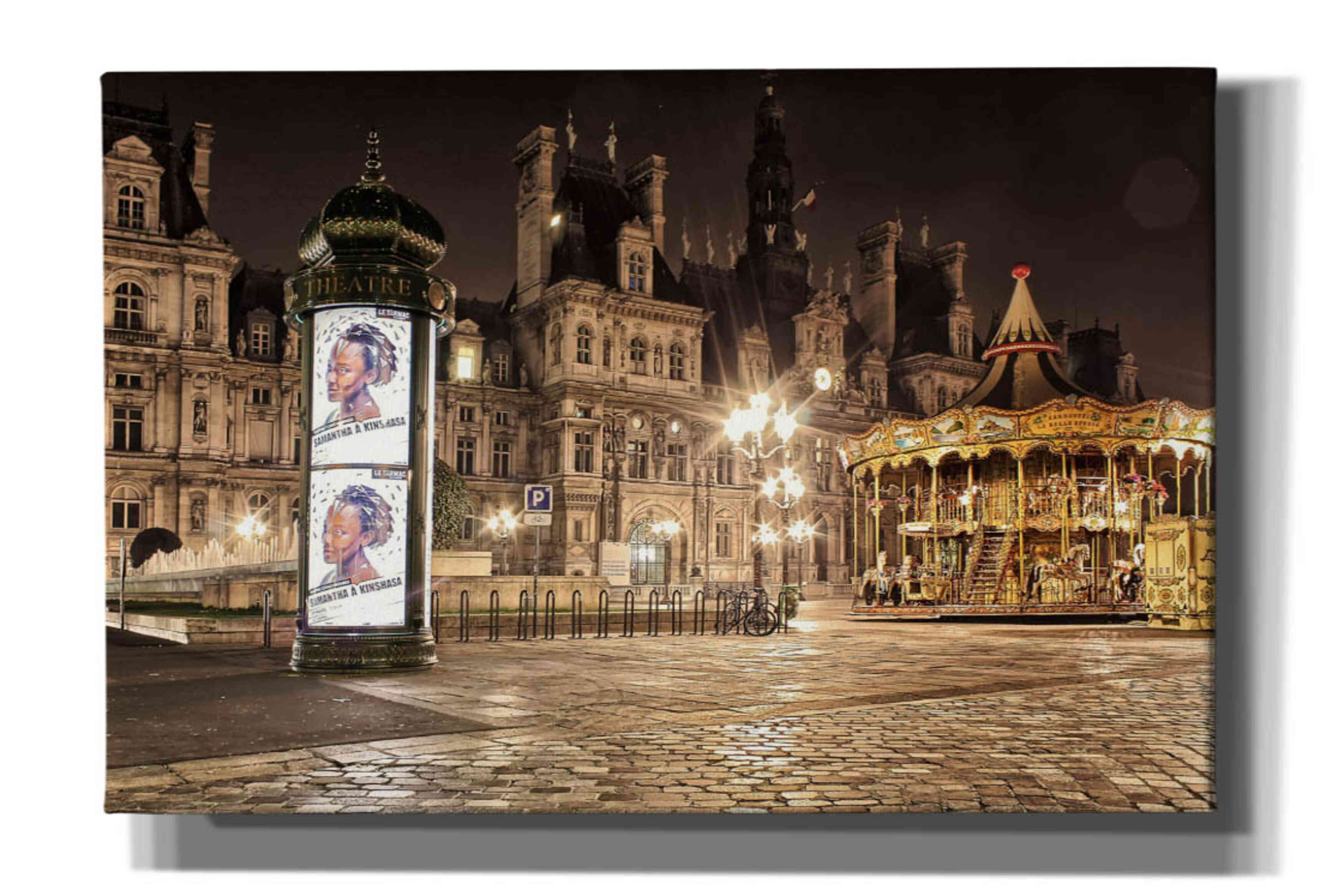 'Night Carnival' by Sebastien Lory, Giclee Canvas Wall Art