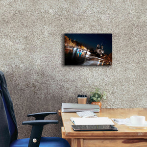 'Parisian Lights' by Sebastien Lory, Giclee Canvas Wall Art,18 x 12