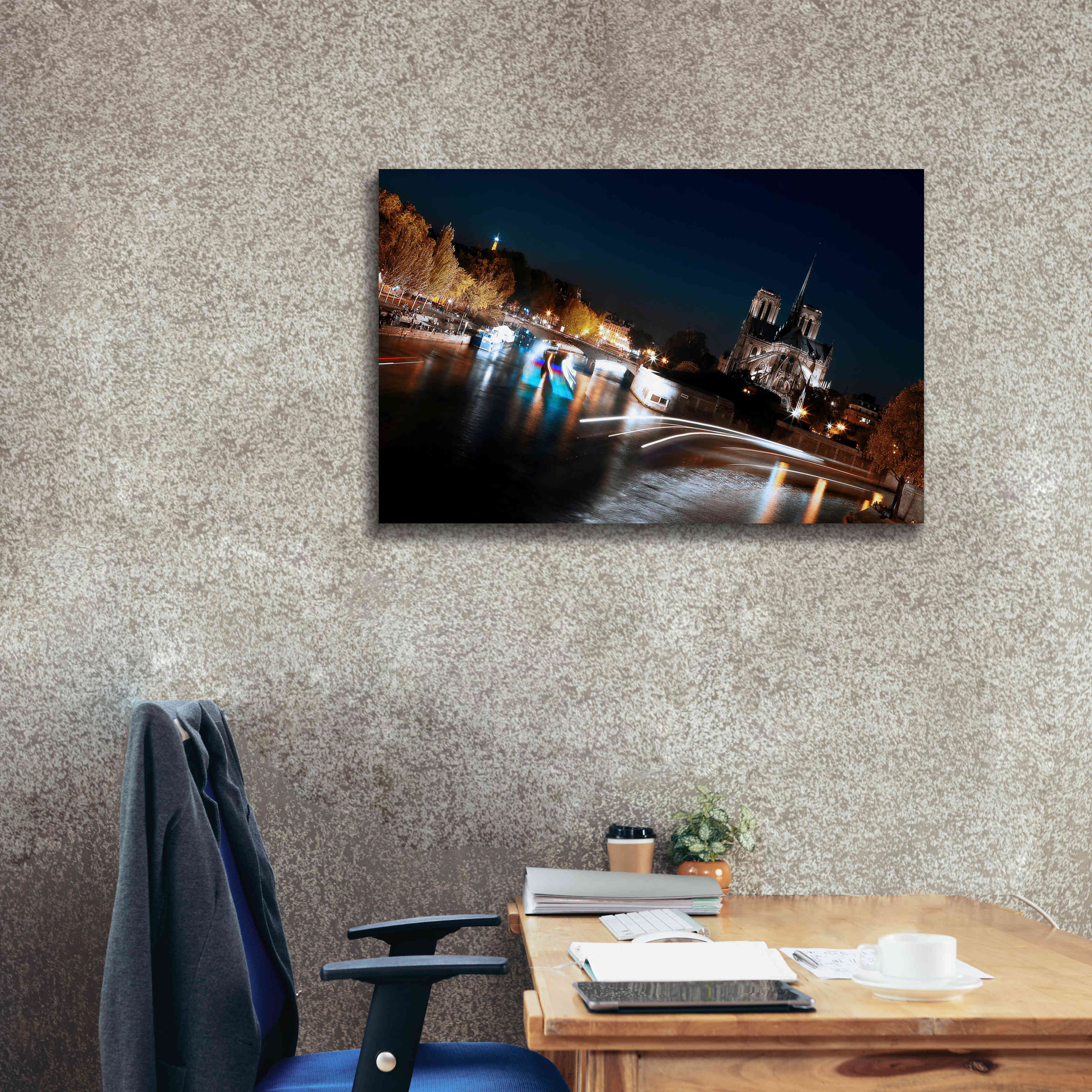 'Parisian Lights' by Sebastien Lory, Giclee Canvas Wall Art,40 x 26