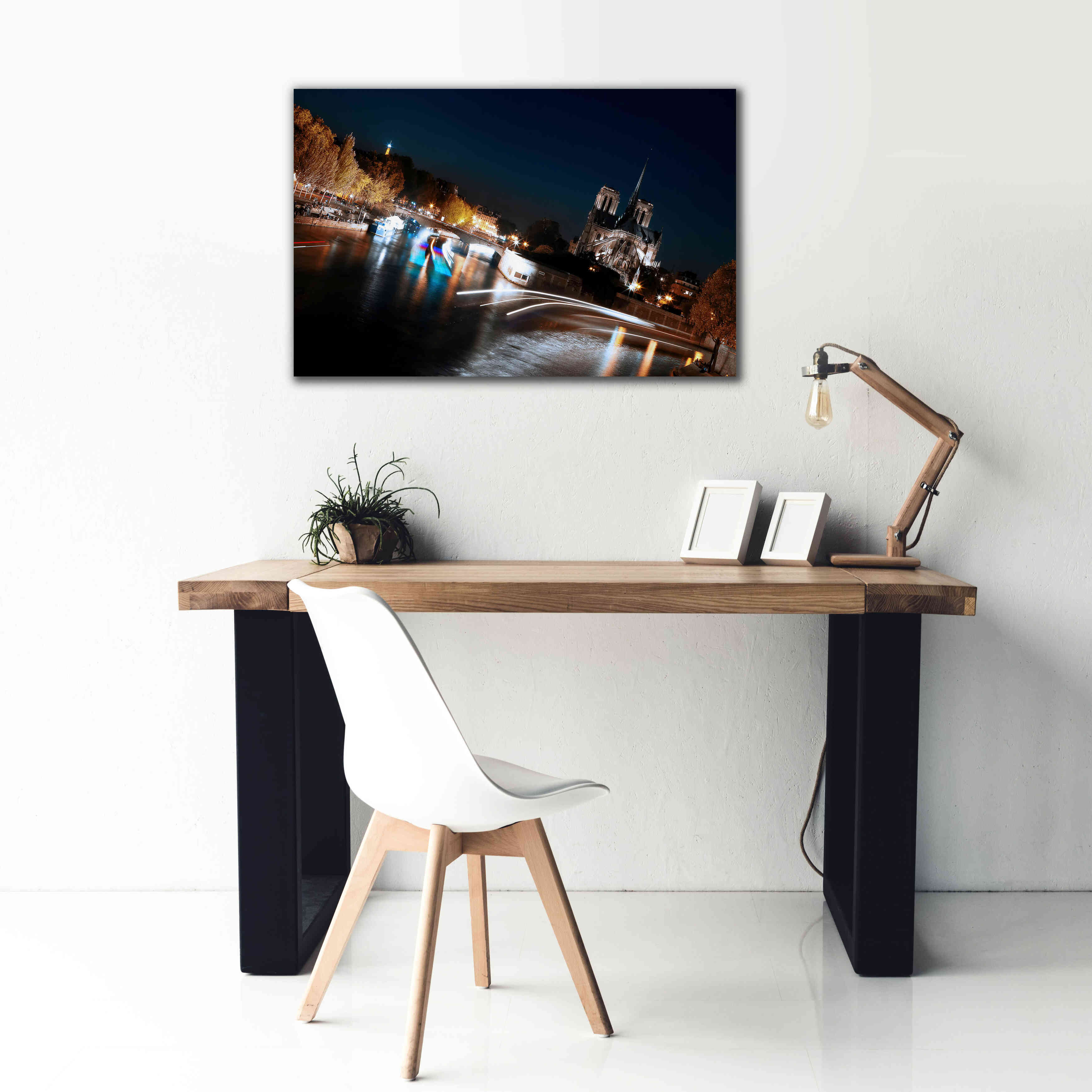'Parisian Lights' by Sebastien Lory, Giclee Canvas Wall Art,40 x 26