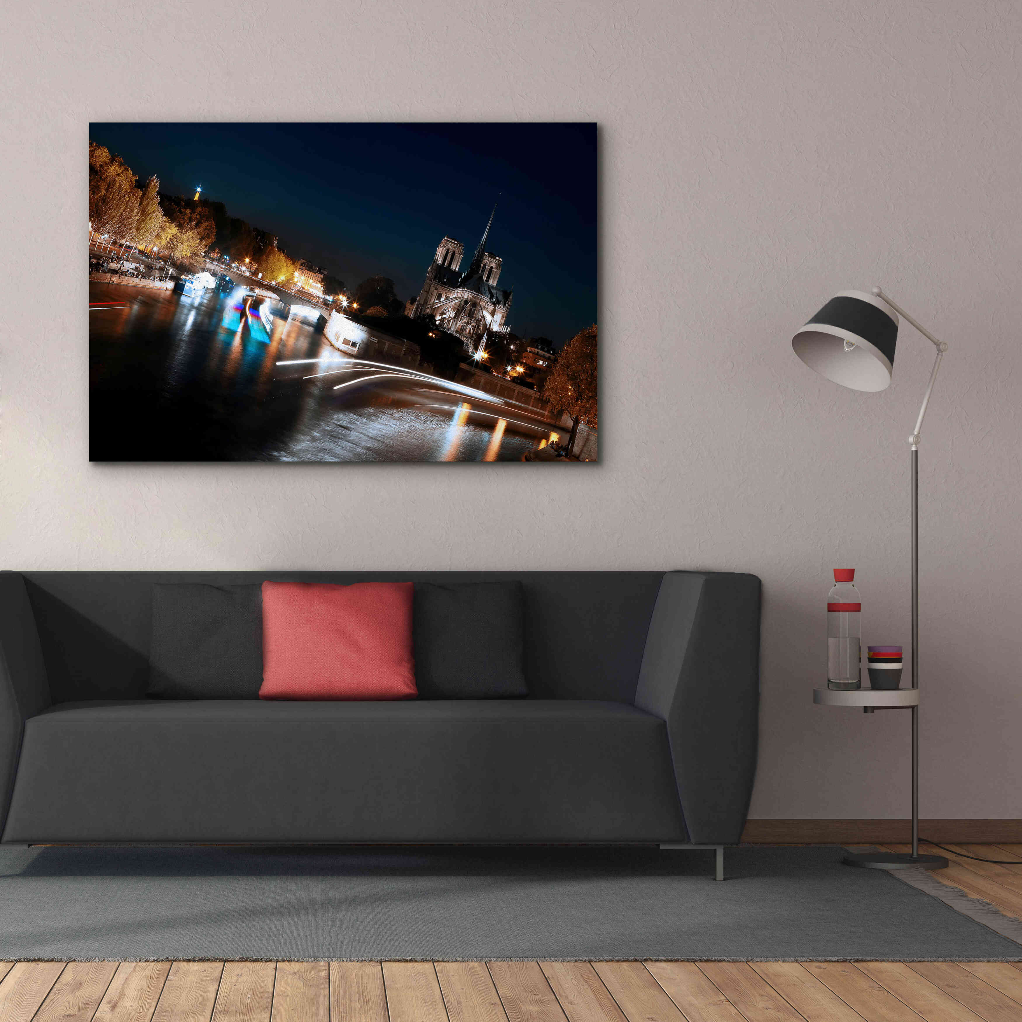 'Parisian Lights' by Sebastien Lory, Giclee Canvas Wall Art,60 x 40