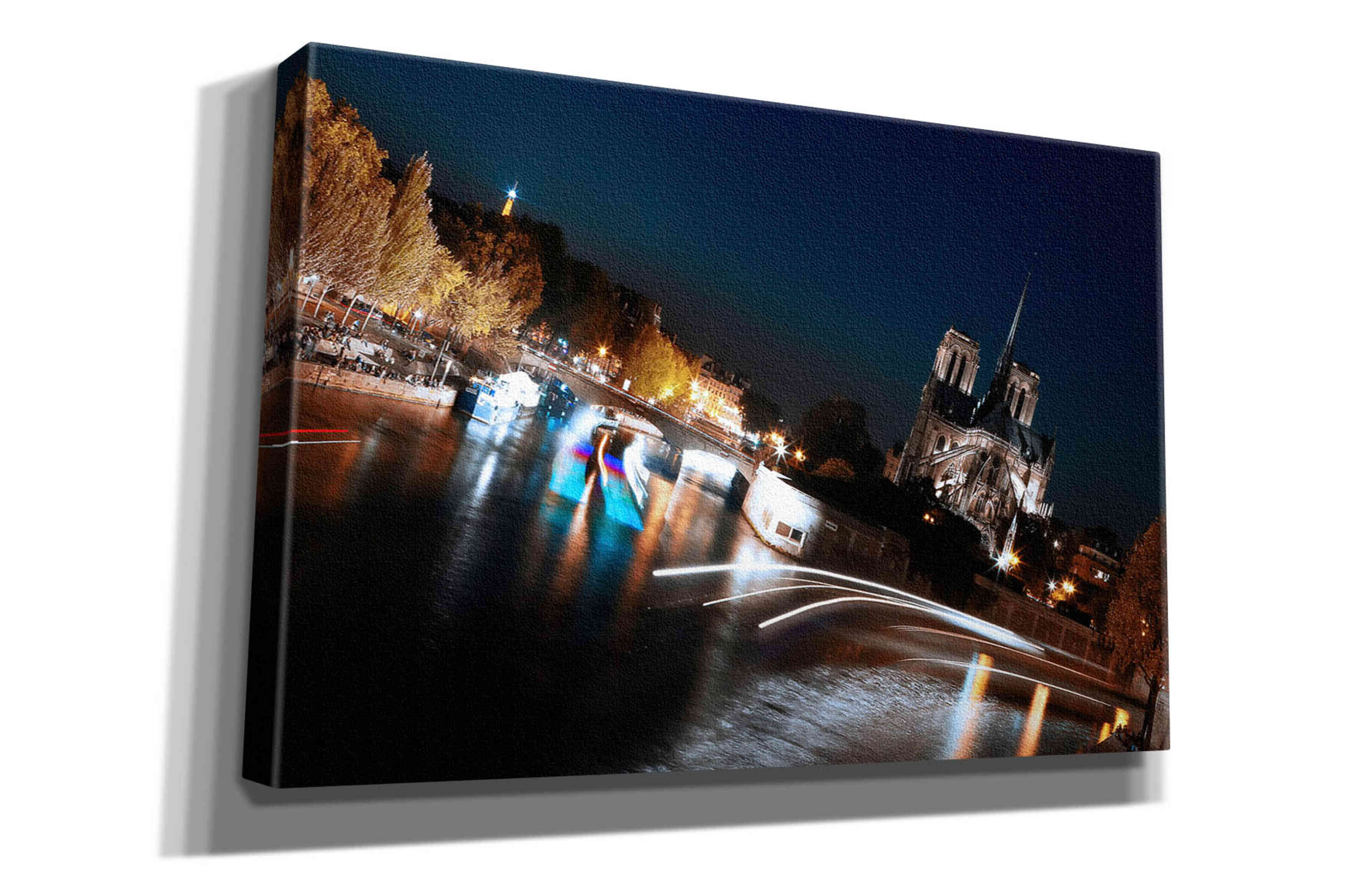 'Parisian Lights' by Sebastien Lory, Giclee Canvas Wall Art