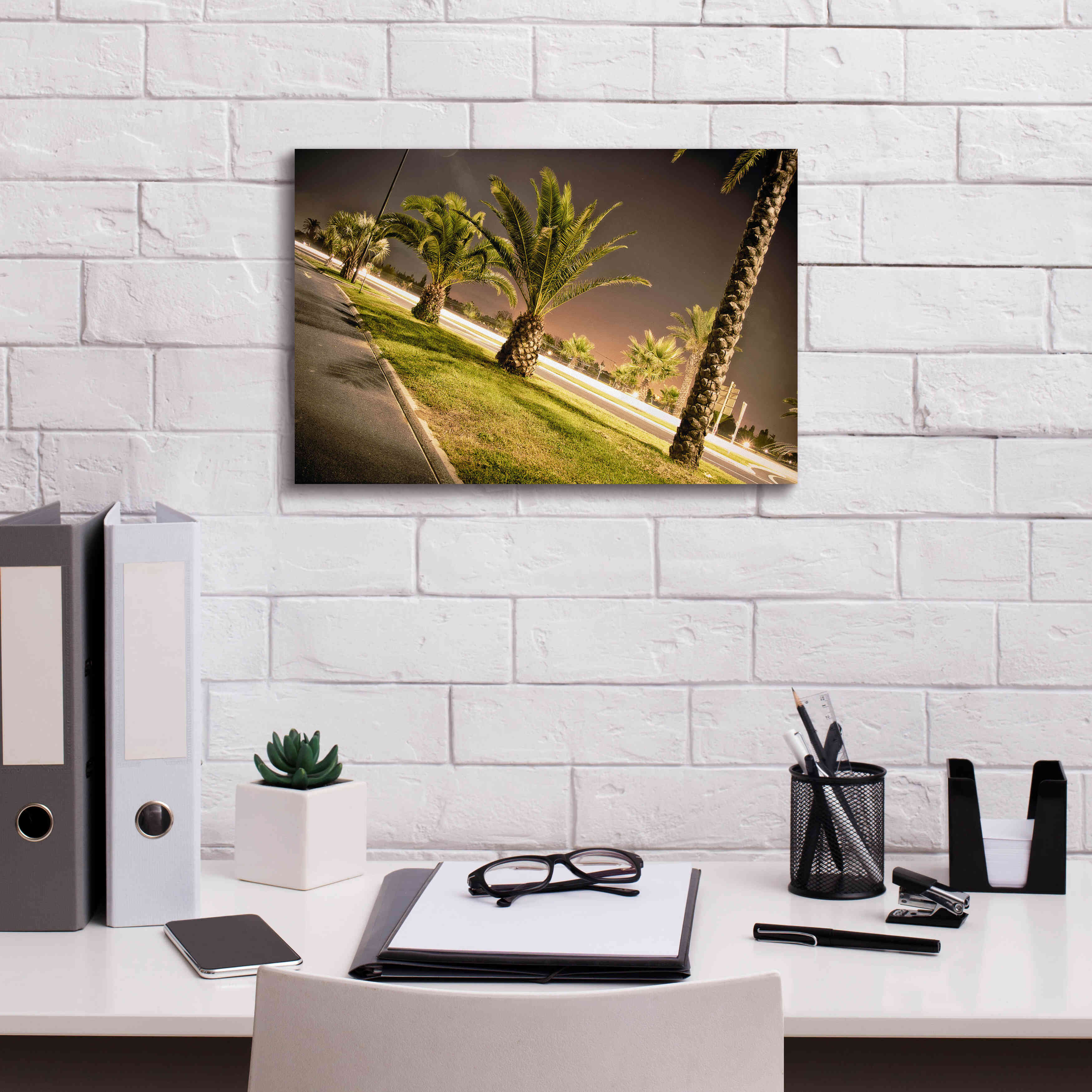 'Summer Night' by Sebastien Lory, Giclee Canvas Wall Art,18 x 12