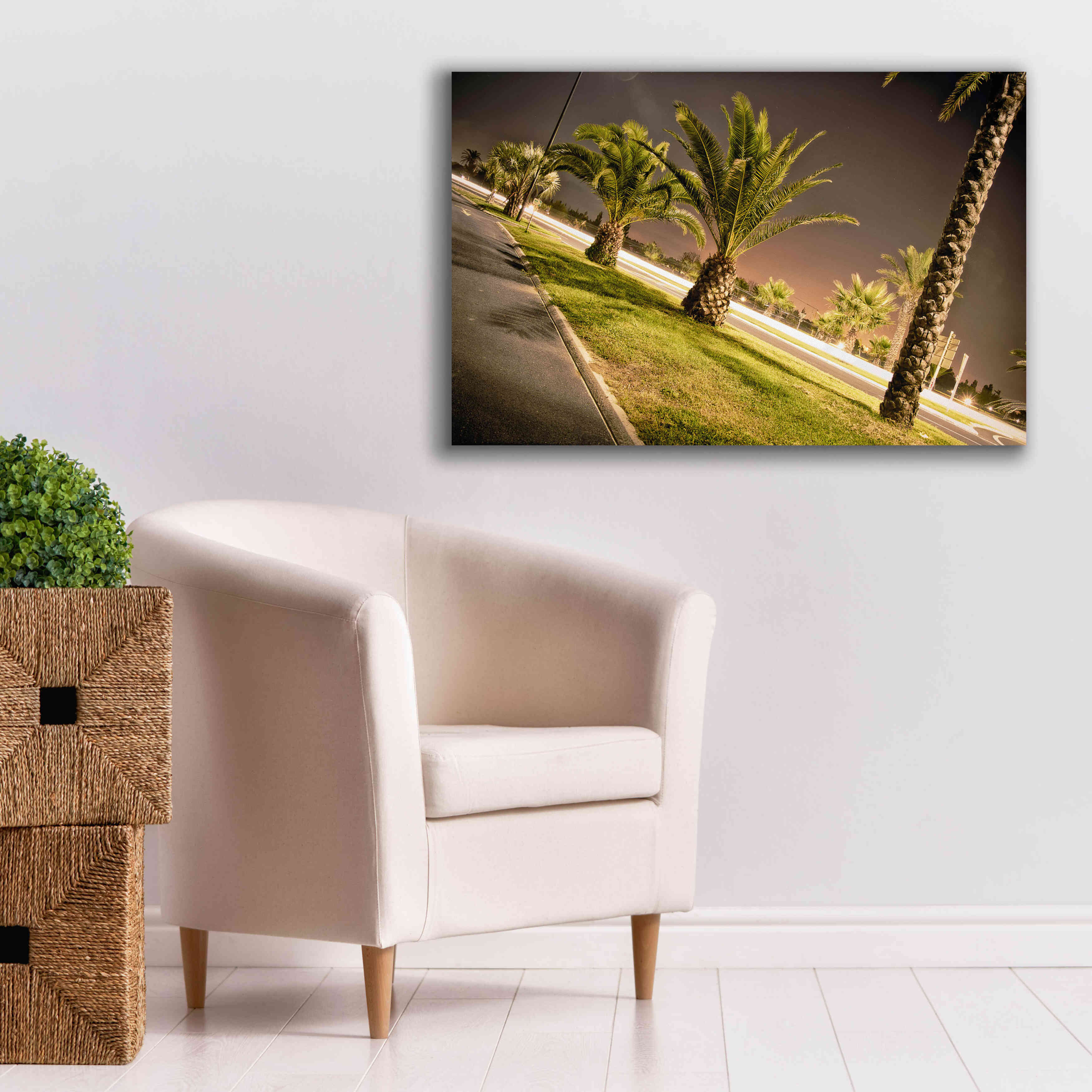 'Summer Night' by Sebastien Lory, Giclee Canvas Wall Art,40 x 26