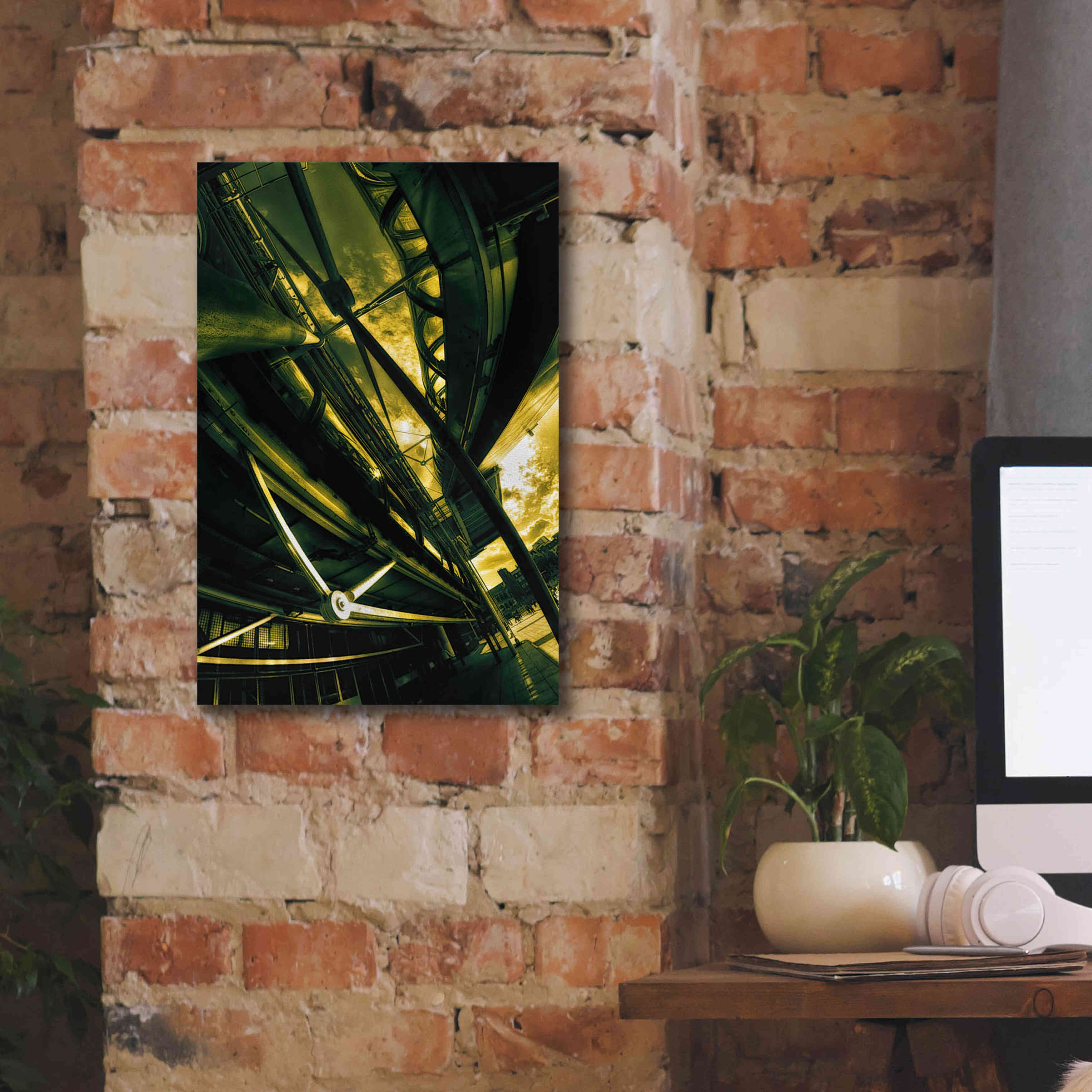 'Beaubourg' by Sebastien Lory, Giclee Canvas Wall Art,12 x 18
