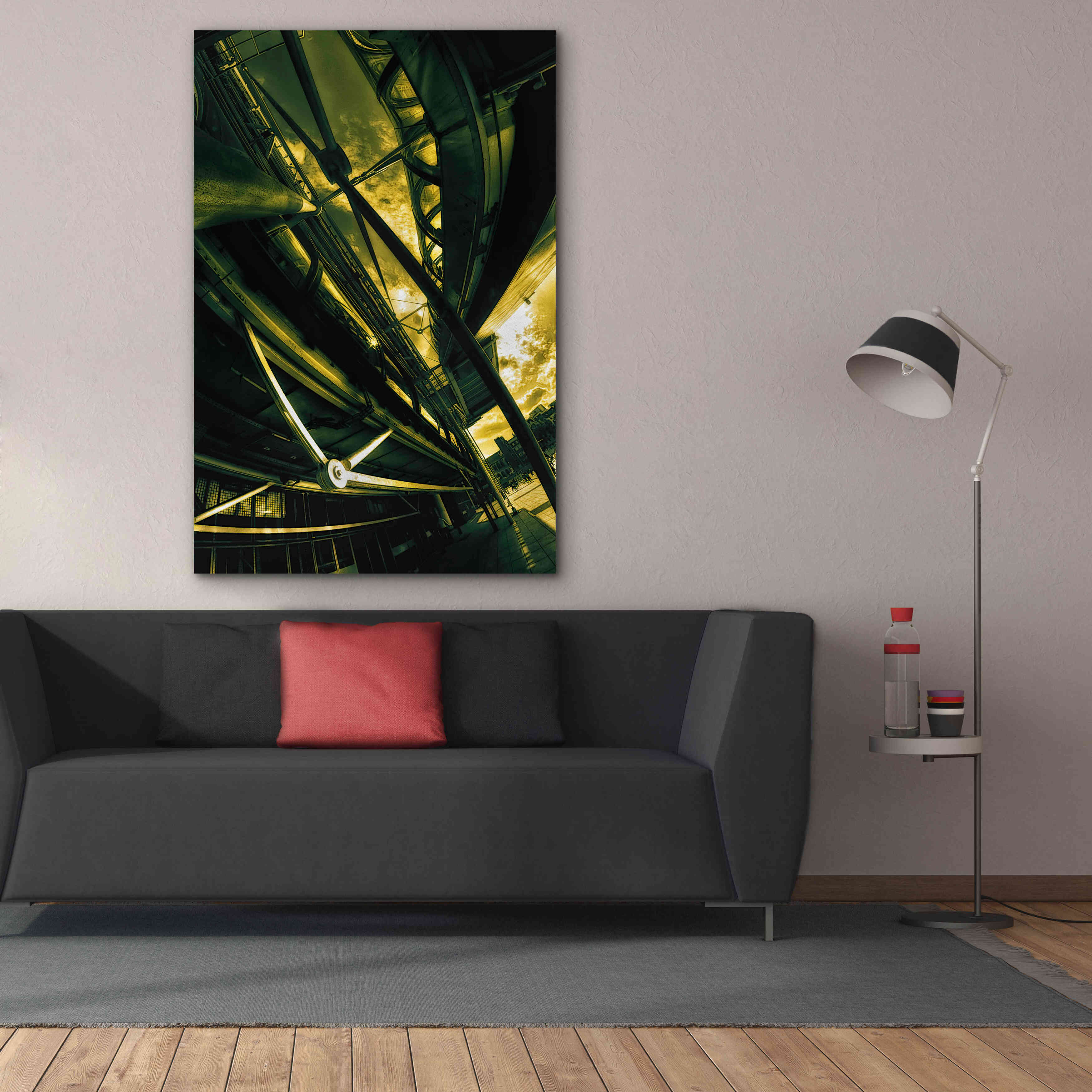 'Beaubourg' by Sebastien Lory, Giclee Canvas Wall Art,40 x 60