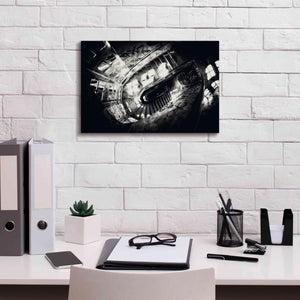 'Sanat stairs' by Sebastien Lory, Giclee Canvas Wall Art,18 x 12