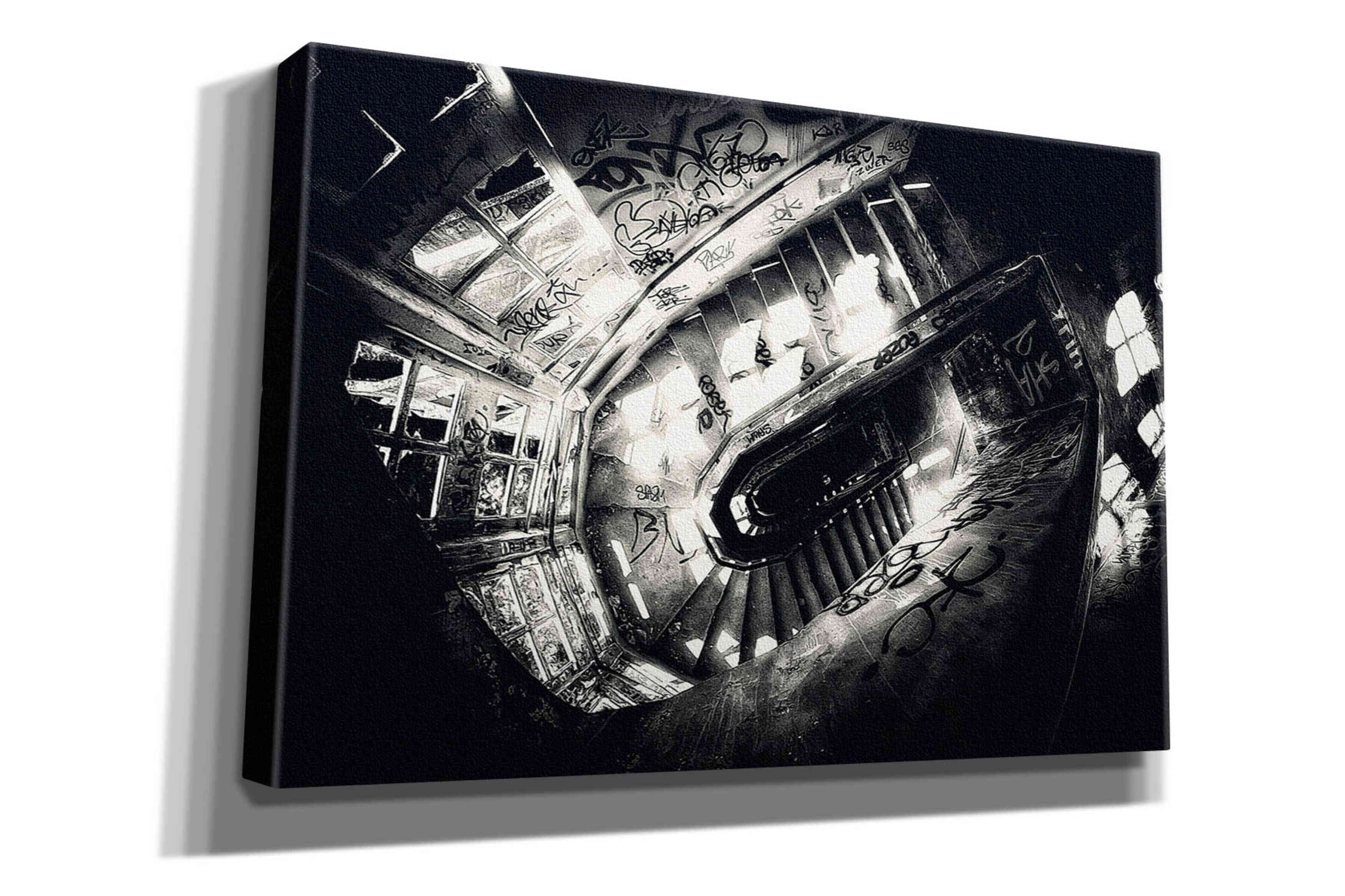 'Sanat stairs' by Sebastien Lory, Giclee Canvas Wall Art