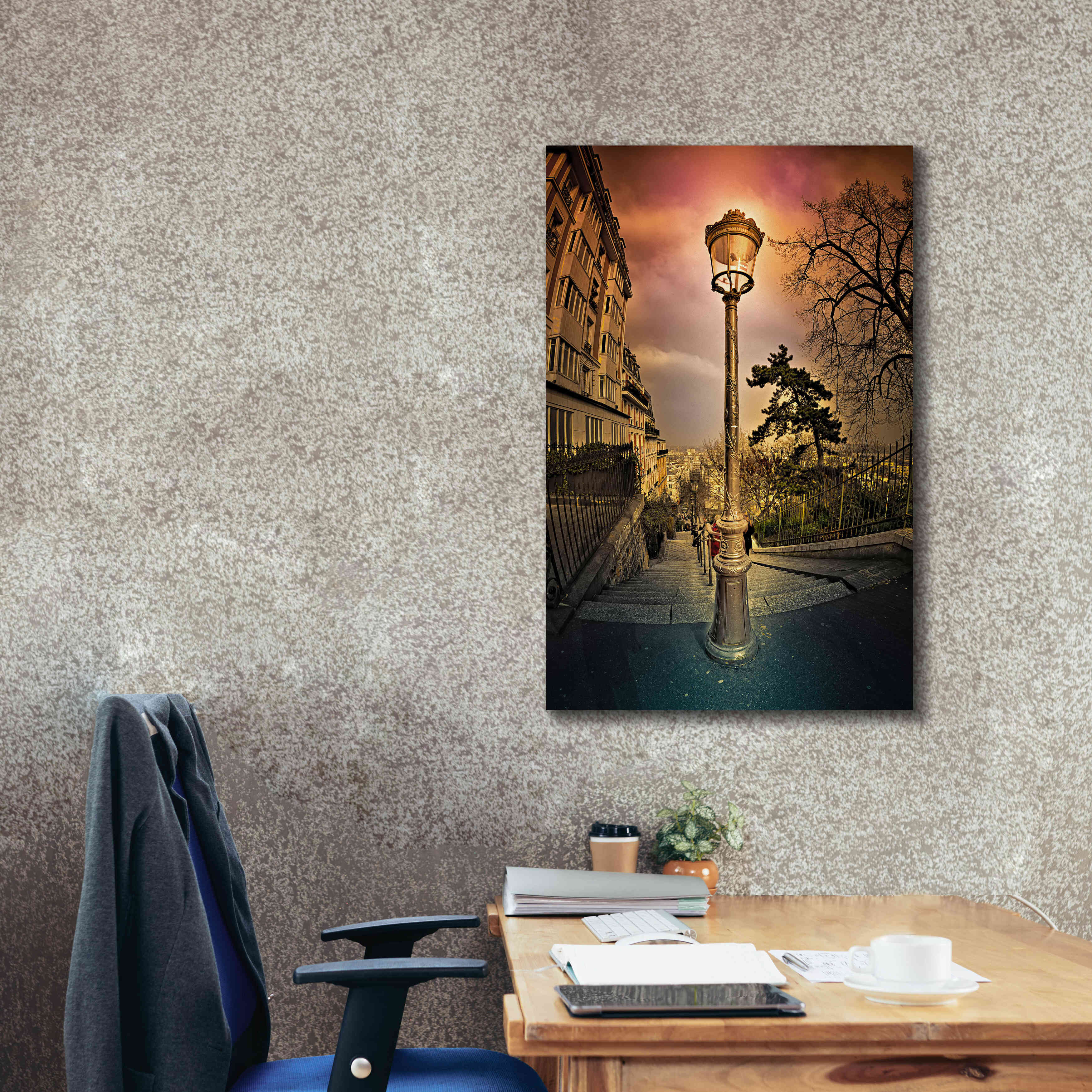 'Reverbere' by Sebastien Lory, Giclee Canvas Wall Art,26 x 40