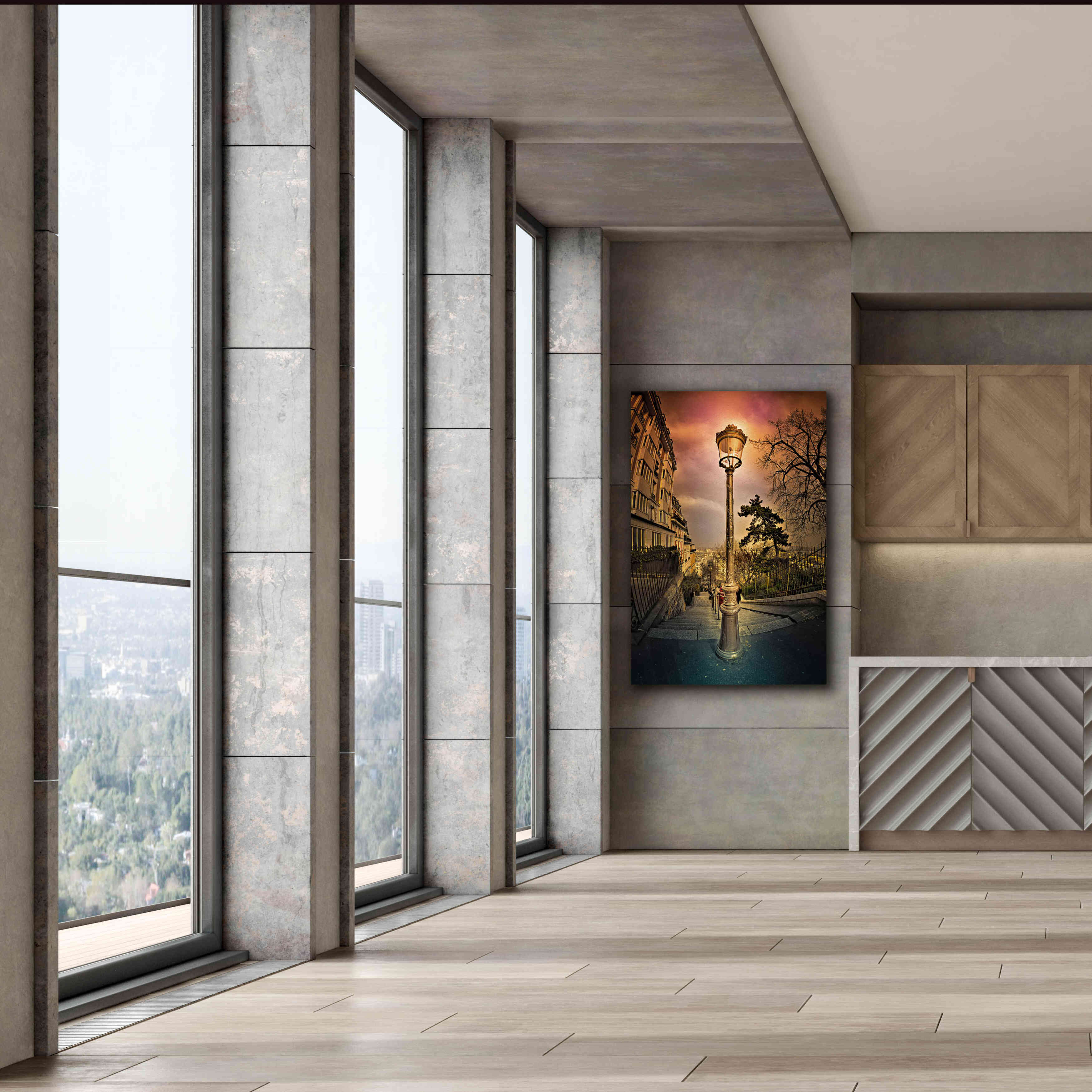 'Reverbere' by Sebastien Lory, Giclee Canvas Wall Art,40 x 60