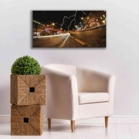 Image of 'Elysee storm' by Sebastien Lory, Giclee Canvas Wall Art,40 x 20