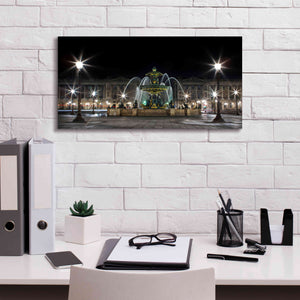 'Concorde' by Sebastien Lory, Giclee Canvas Wall Art,24 x 12