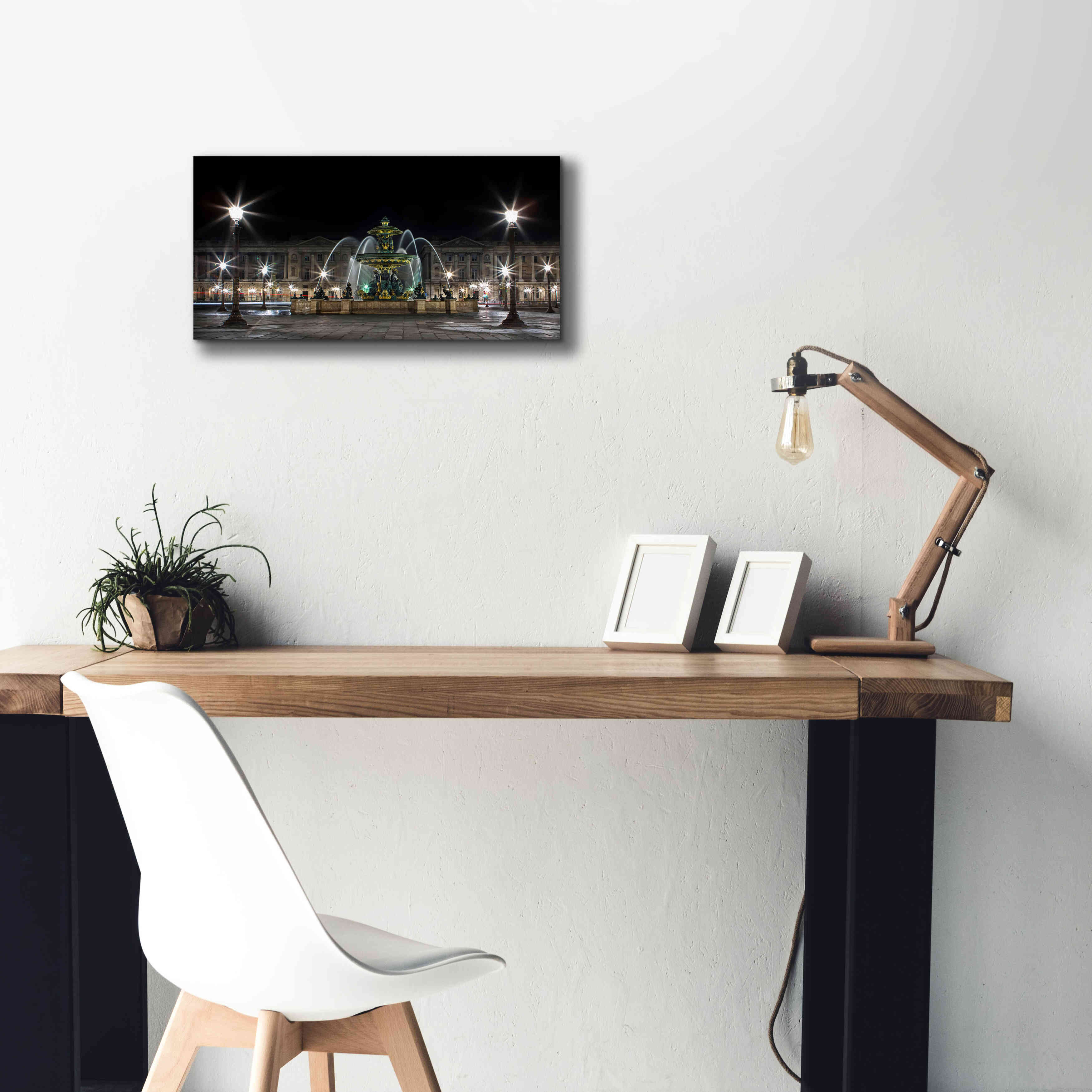 'Concorde' by Sebastien Lory, Giclee Canvas Wall Art,24 x 12