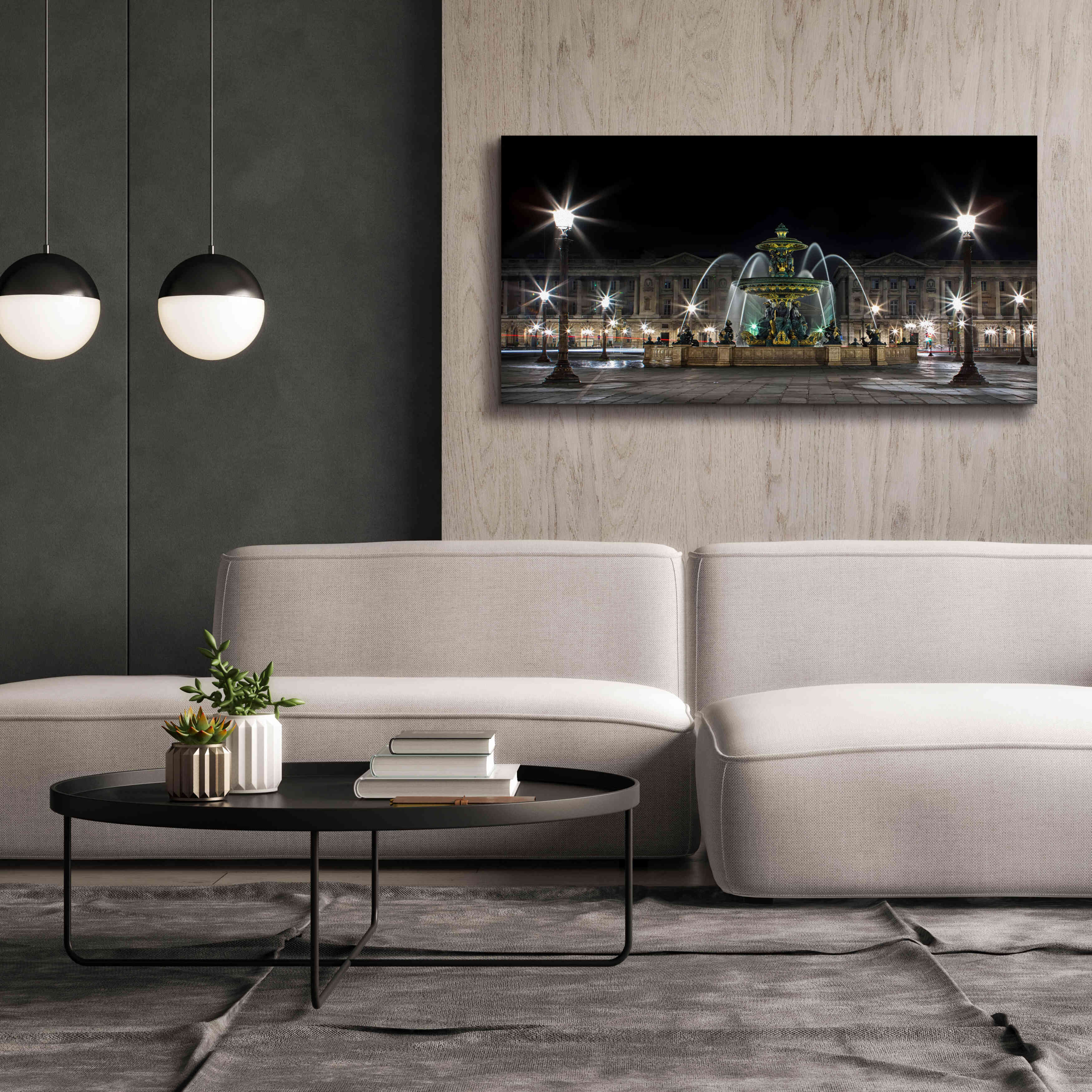 'Concorde' by Sebastien Lory, Giclee Canvas Wall Art,60 x 30