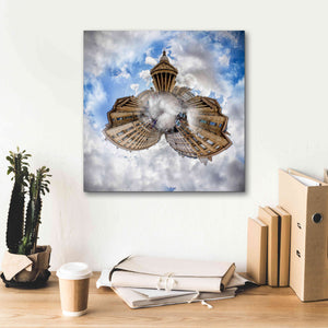 'Pantheon' by Sebastien Lory, Giclee Canvas Wall Art,18 x 18