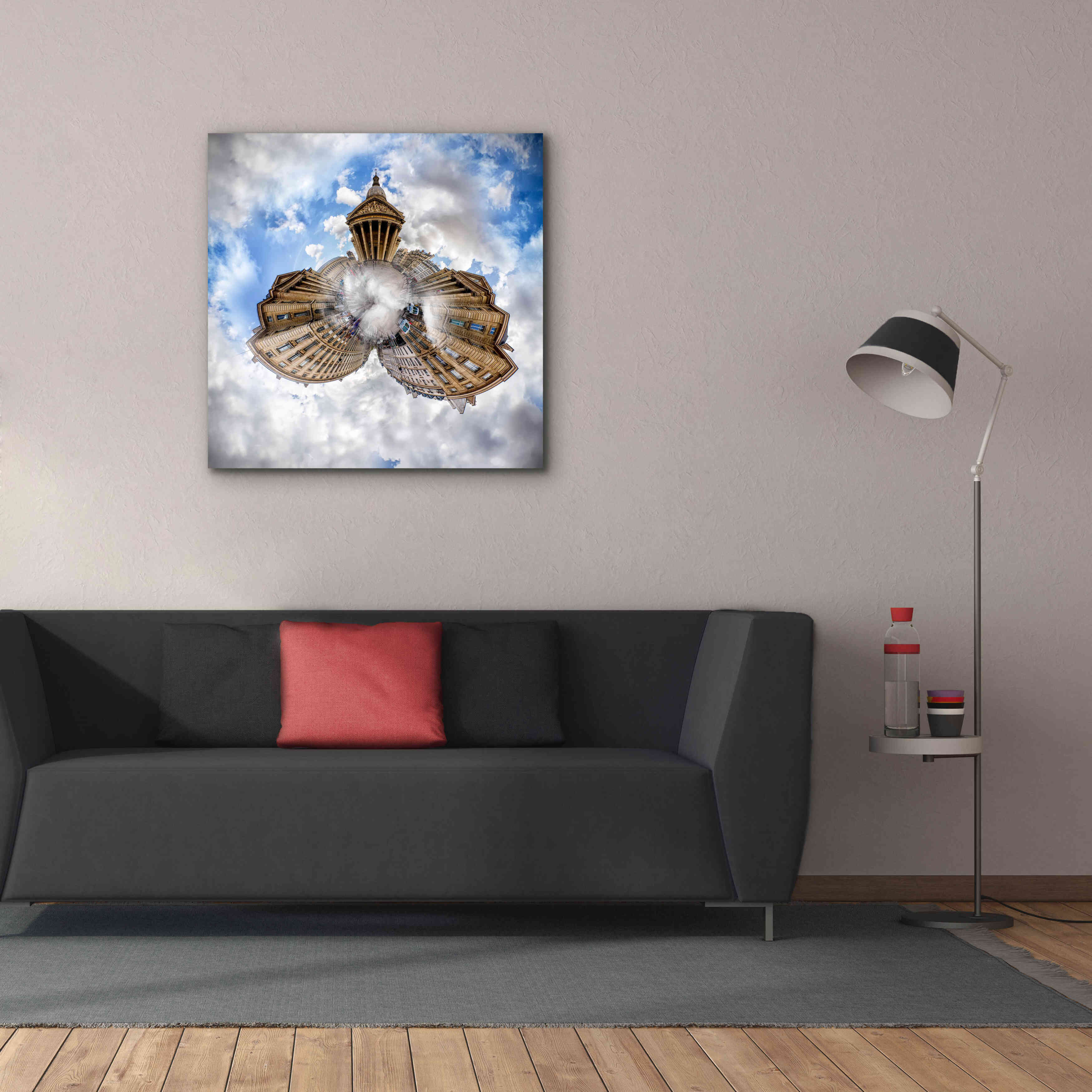 'Pantheon' by Sebastien Lory, Giclee Canvas Wall Art,37 x 37