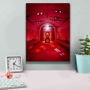 'Red Sculpture' by Sebastien Lory, Giclee Canvas Wall Art,12 x 16