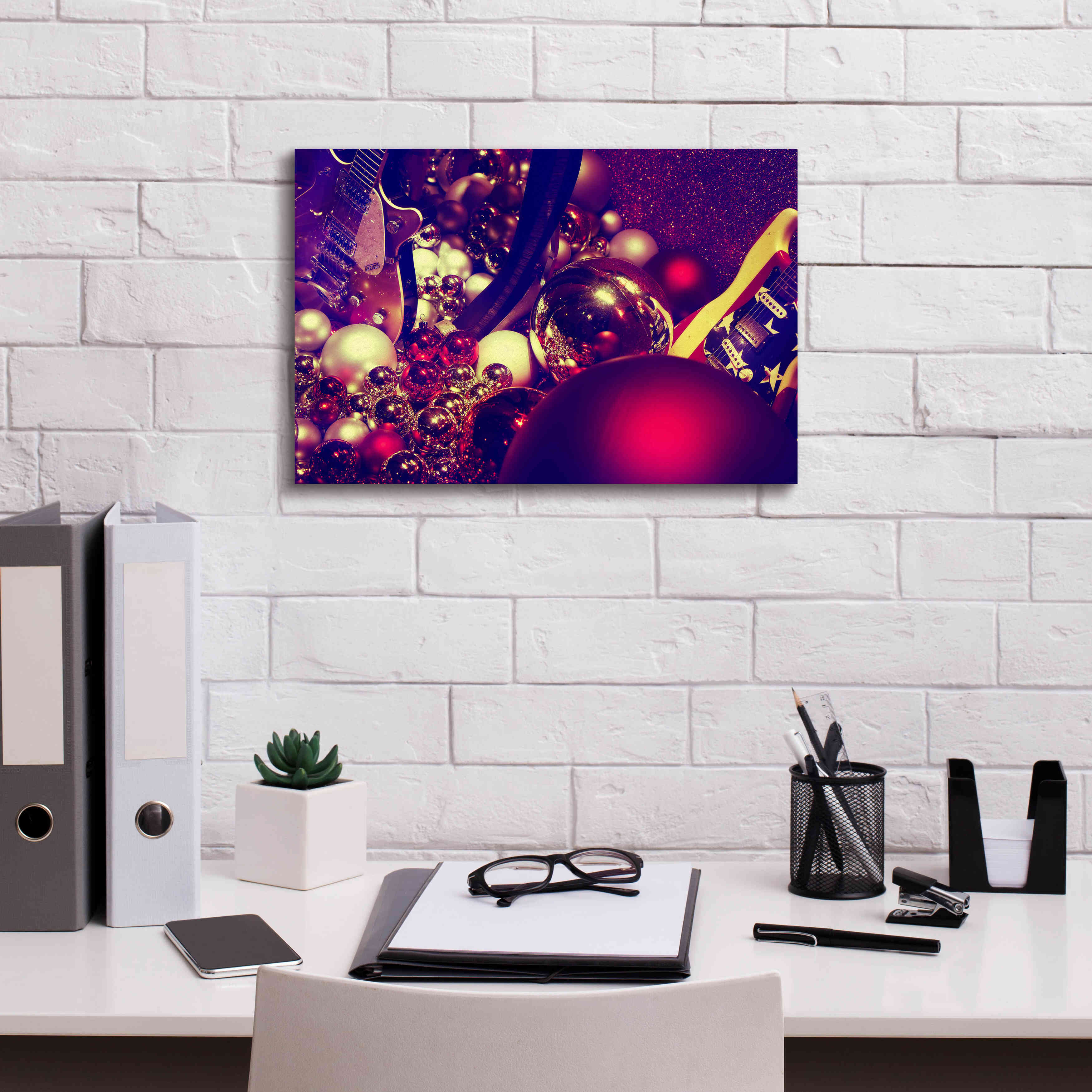 'Christmas Gifts' by Sebastien Lory, Giclee Canvas Wall Art,18 x 12