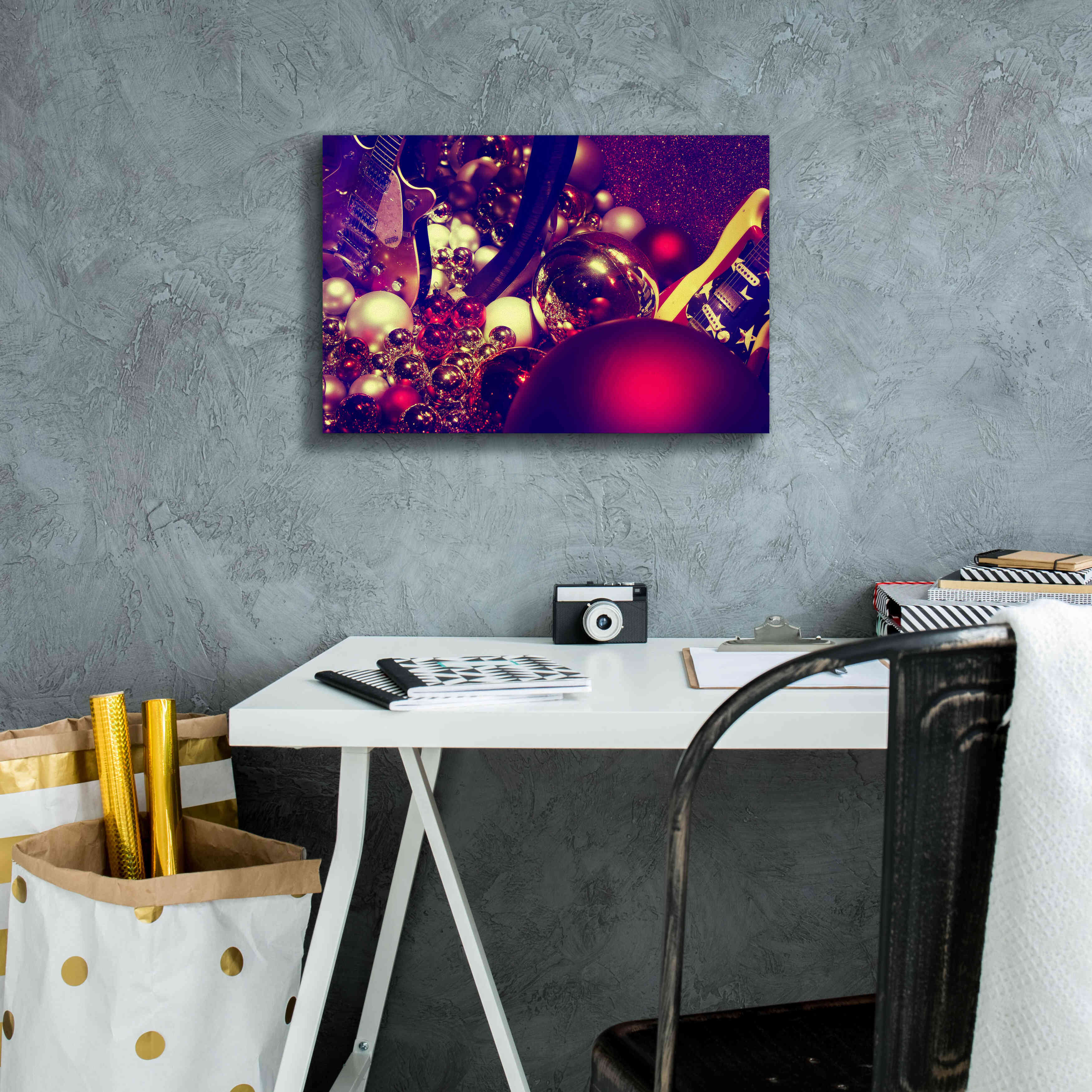 'Christmas Gifts' by Sebastien Lory, Giclee Canvas Wall Art,18 x 12
