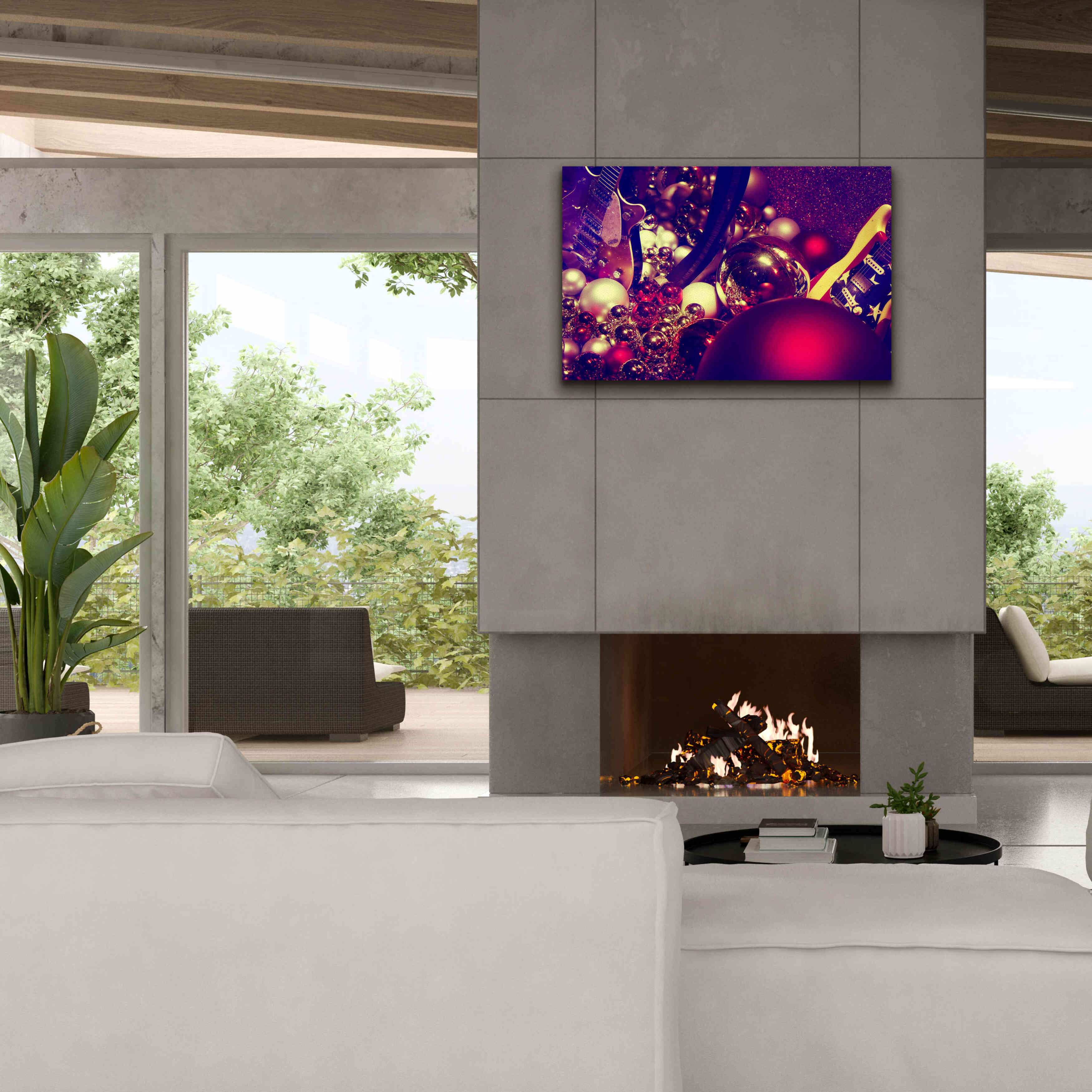 'Christmas Gifts' by Sebastien Lory, Giclee Canvas Wall Art,40 x 26