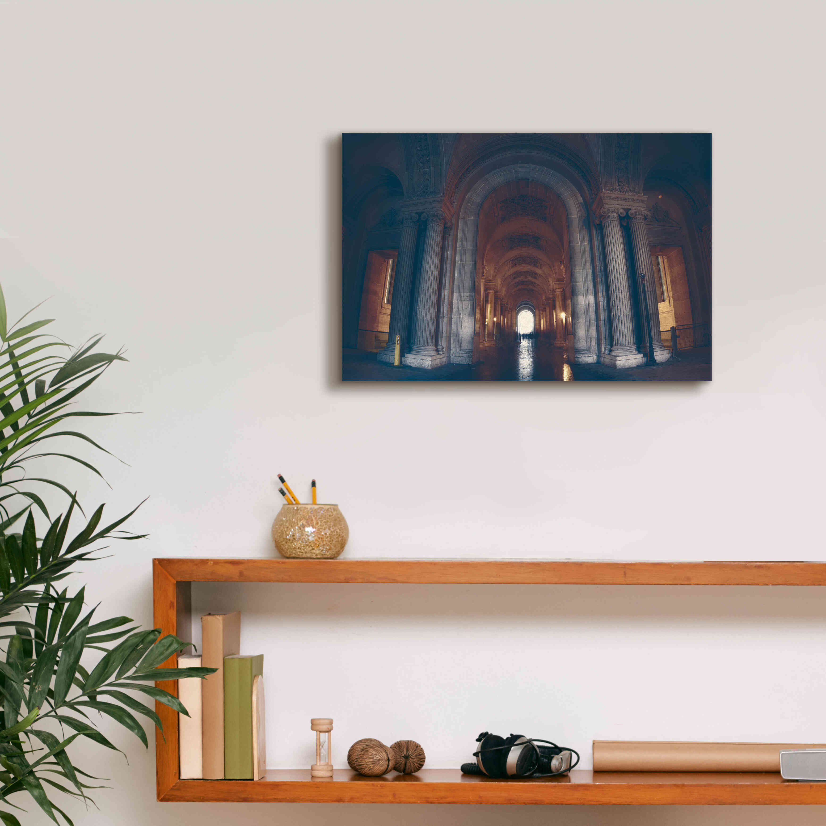 'Hall of Ghosts' by Sebastien Lory, Giclee Canvas Wall Art,18 x 12