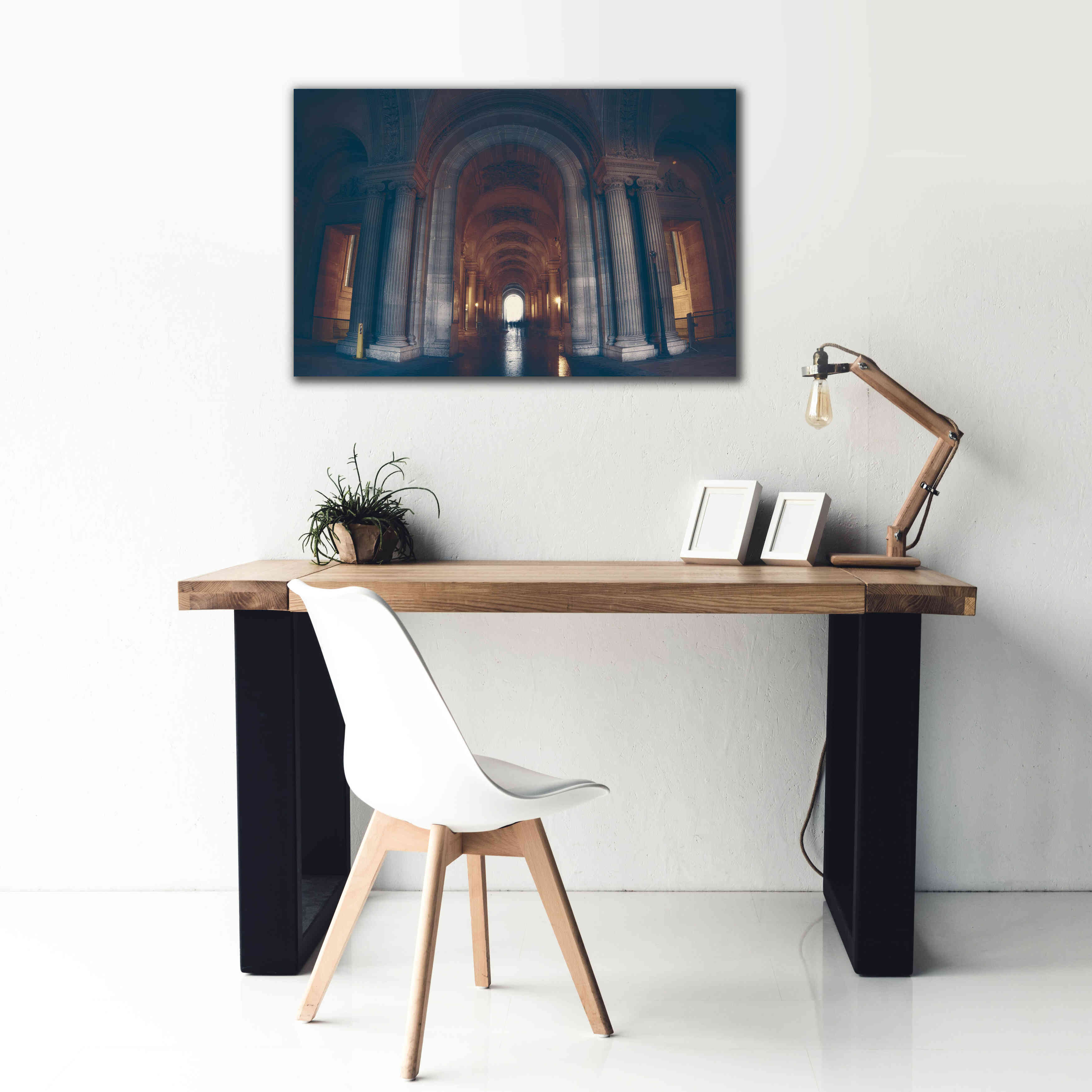 'Hall of Ghosts' by Sebastien Lory, Giclee Canvas Wall Art,40 x 26