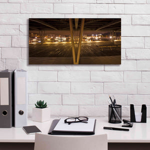 'Pont de Bercy' by Sebastien Lory, Giclee Canvas Wall Art,24 x 12