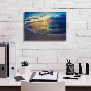 'Cypress Sunrise III' by Sebastien Lory, Giclee Canvas Wall Art,18 x 12