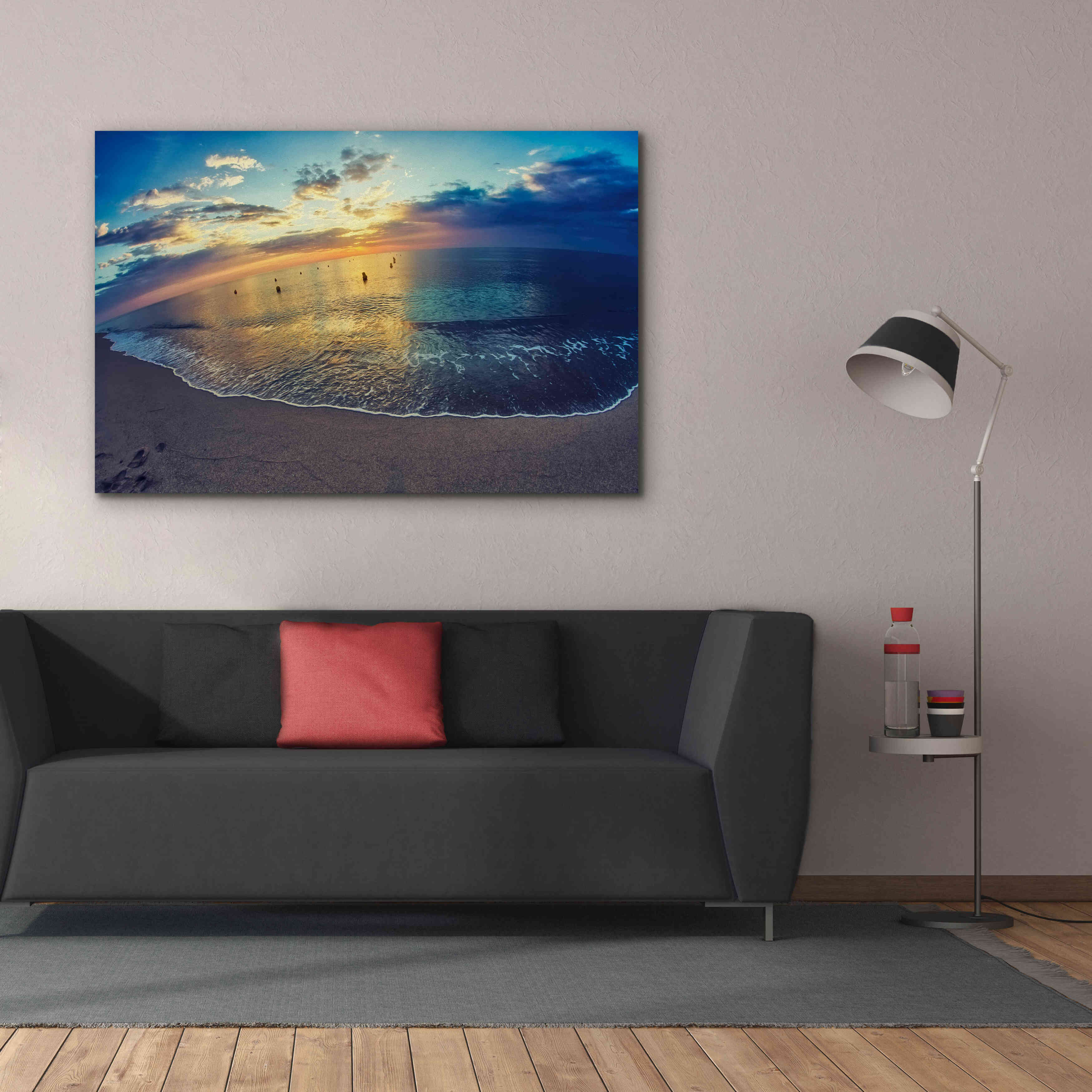 'Cypress Sunrise III' by Sebastien Lory, Giclee Canvas Wall Art,60 x 40